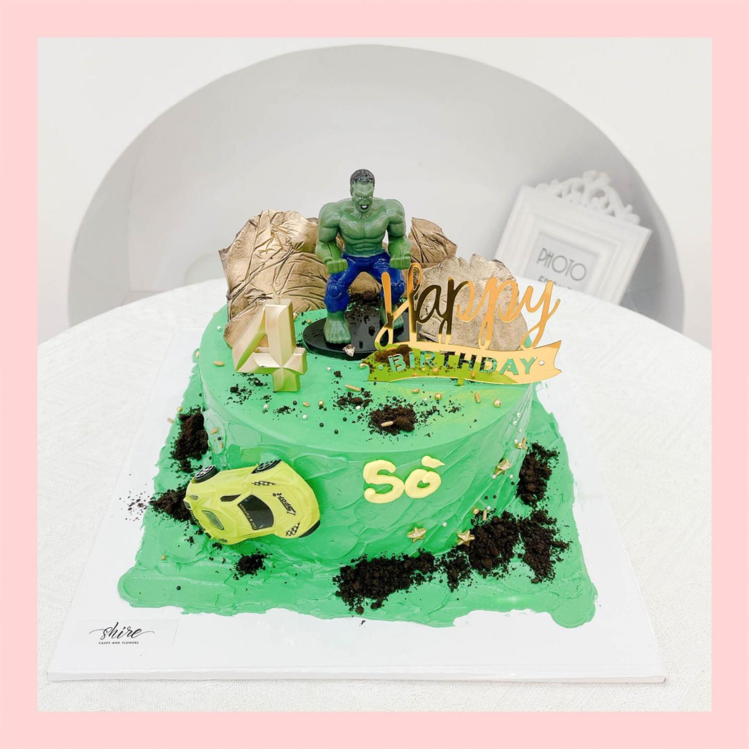 Bánh kem siêu anh hùng - Bánh sinh nhật bé trai