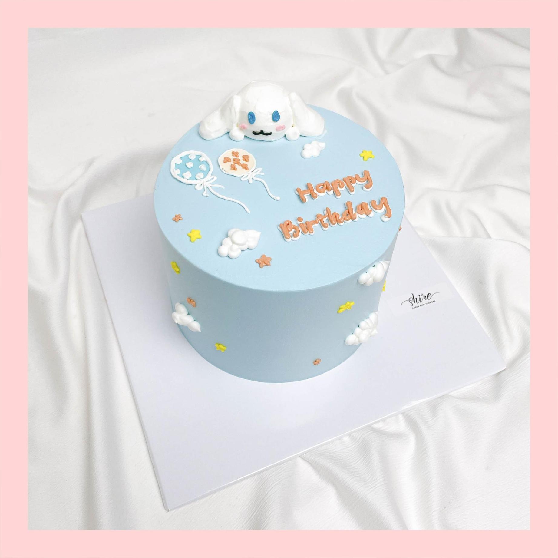 Bánh kem chủ đề nhân vật hoạt hình Sanrio/Labubu/Capybara/Crybaby dễ thương - Bánh sinh nhật trẻ em
