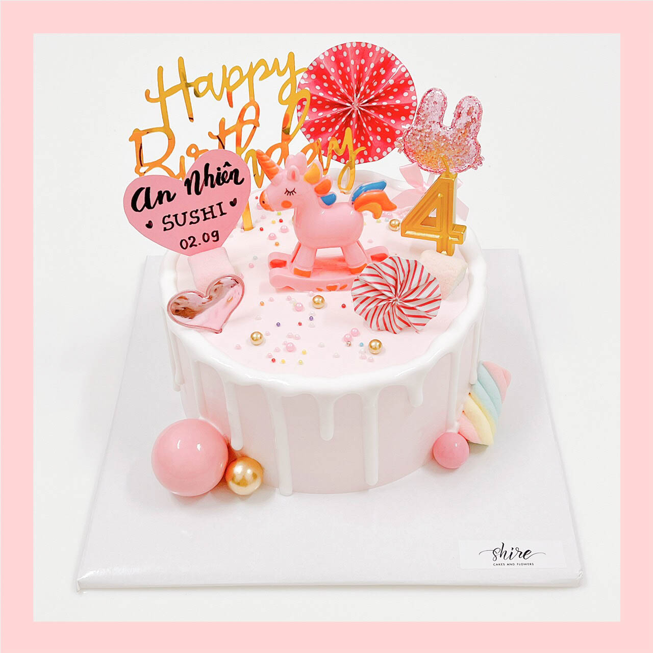 Bánh kem tuổi ngọ/con ngựa - Bánh sinh nhật trẻ em