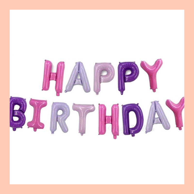 Phao chữ Happy Birthday