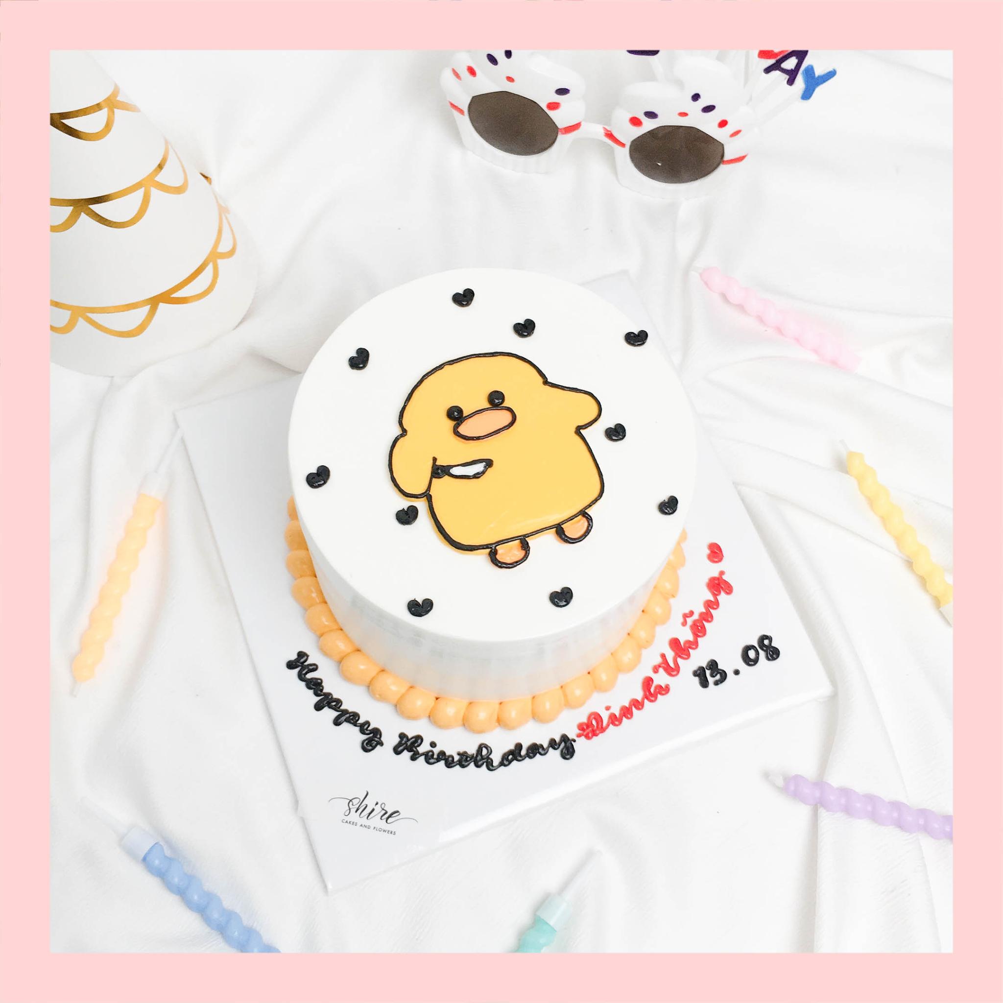 Bánh mini hình thú cute cho bé  - Bánh kem bơ mini 10-12cm