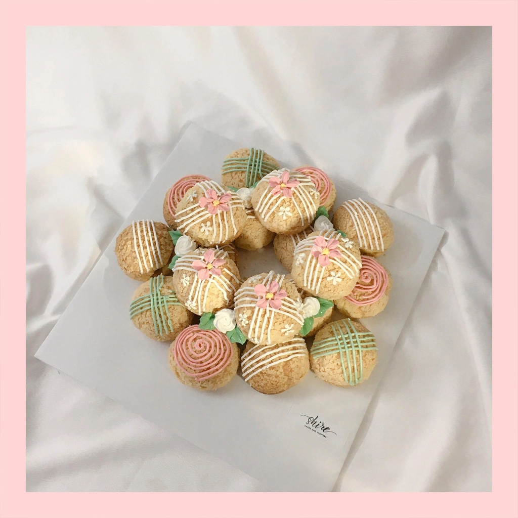 Su kem giòn sinh nhật đơn giản - Choux creme