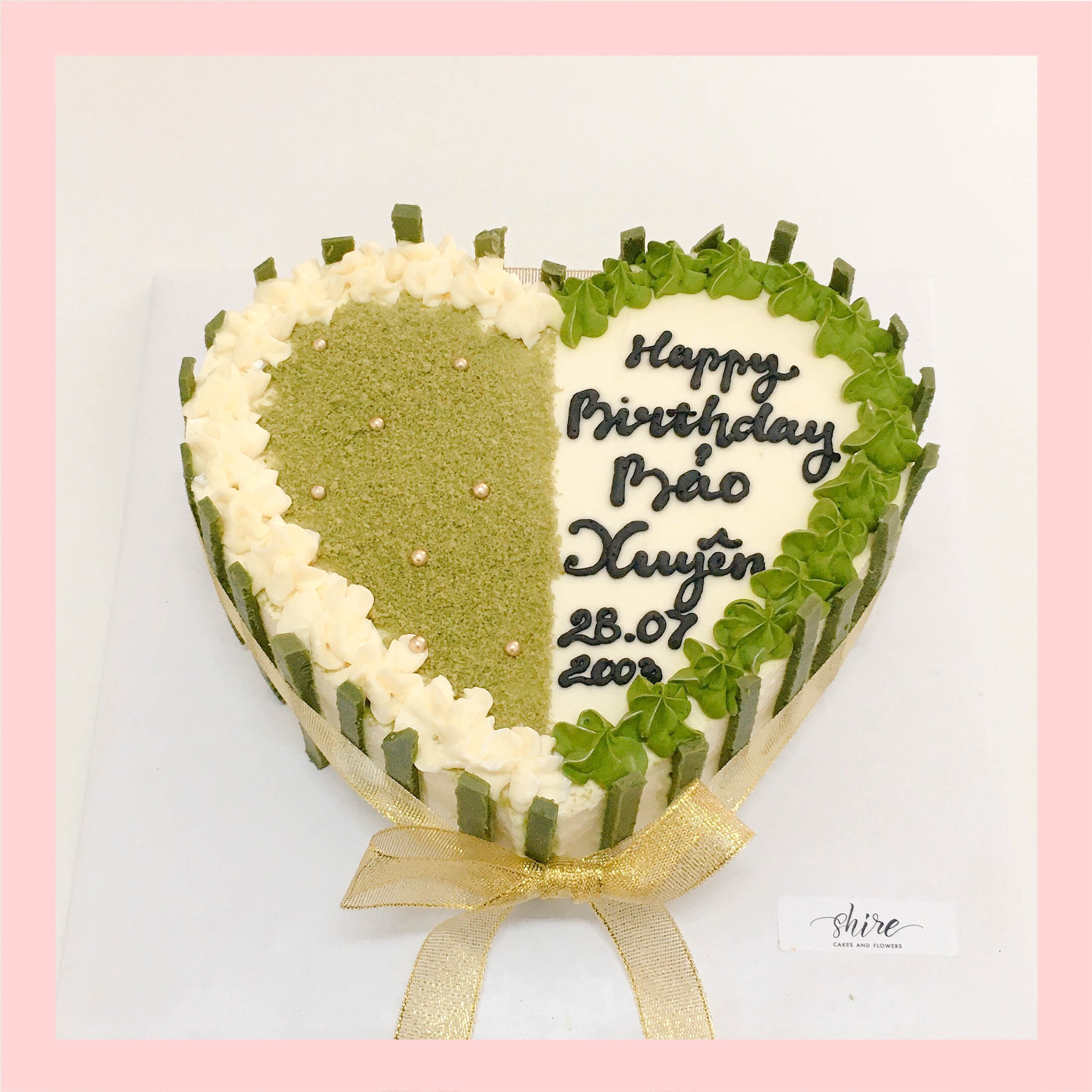 Tiramisu trái tim - Bánh kem tiramisu dạng ổ