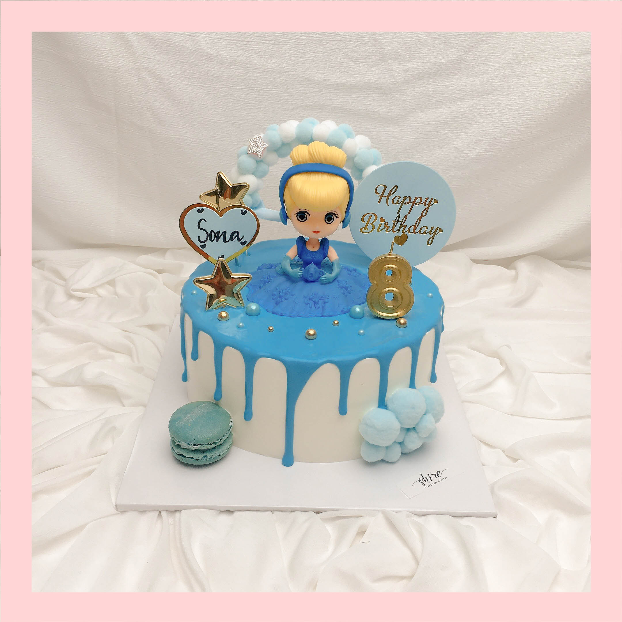 Bánh kem Lọ Lem Cinderella - Bánh sinh nhật công chúa Disney