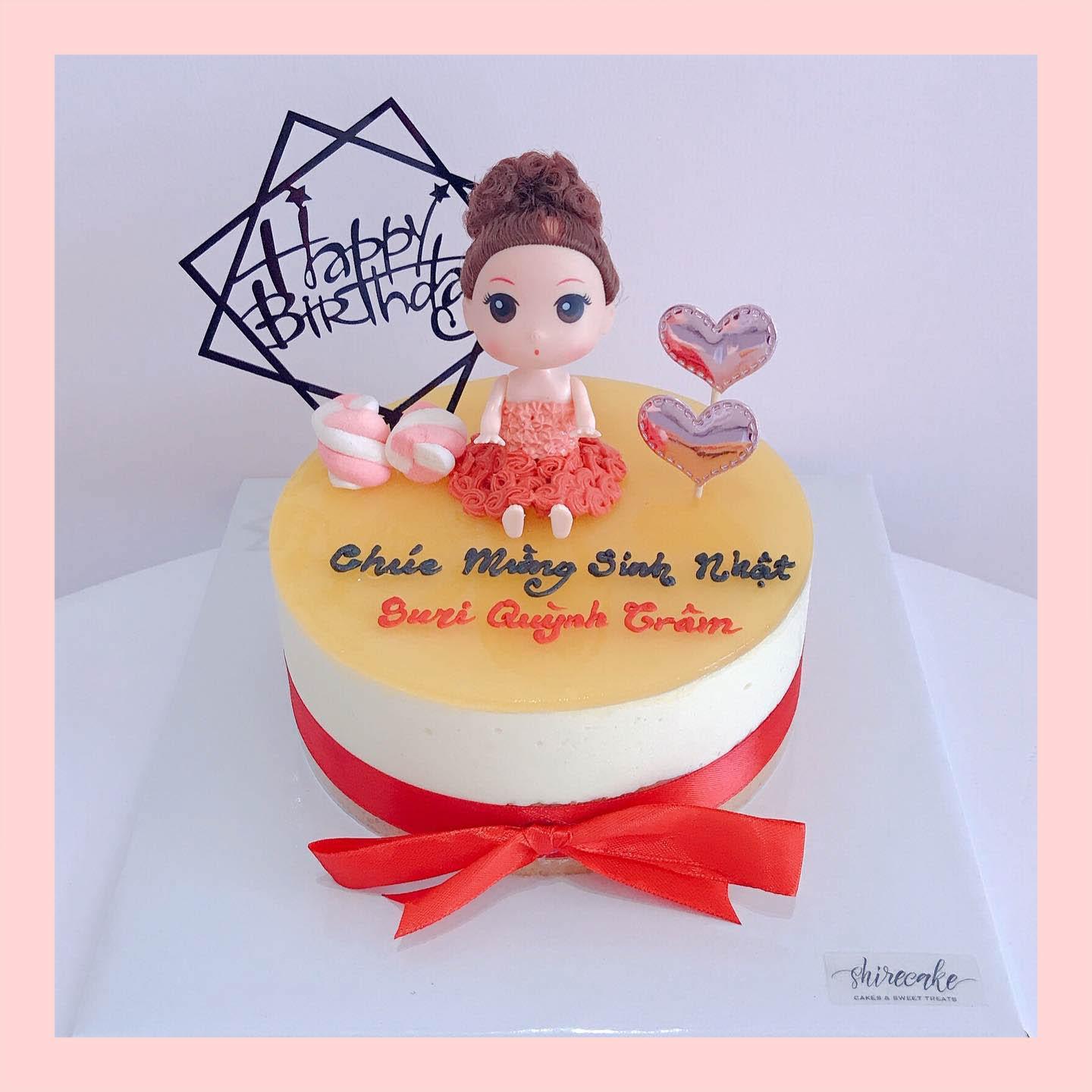 Mousse lạnh chanh dây - Bánh kem sinh nhật kiểu âu