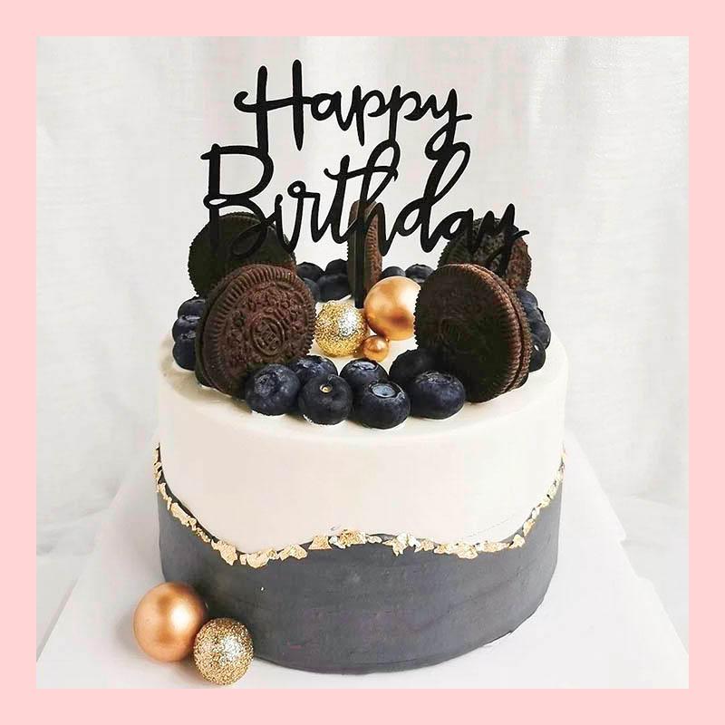 Bánh trang trí việt quất - Bánh kem sinh nhật