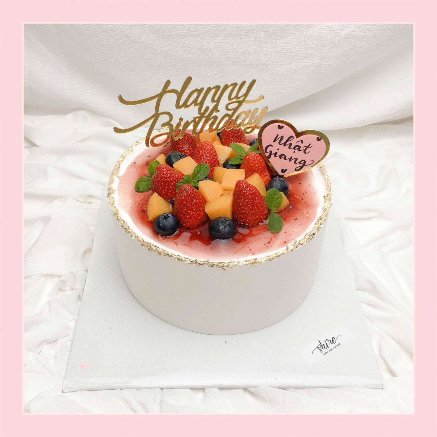 Bánh kem trang trí trái cây - Bánh kem sinh nhật