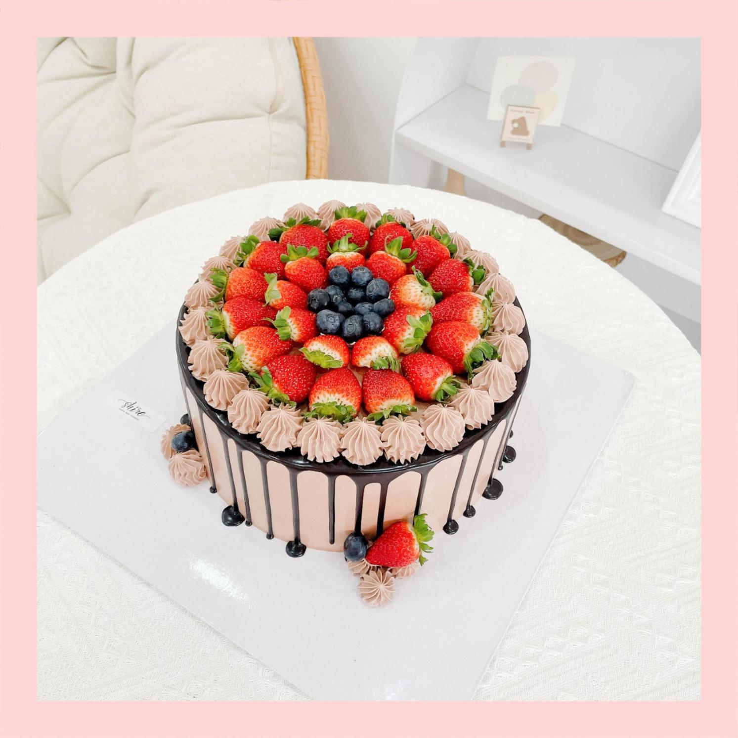 Bánh kem trang trí trái cây - Bánh kem sinh nhật