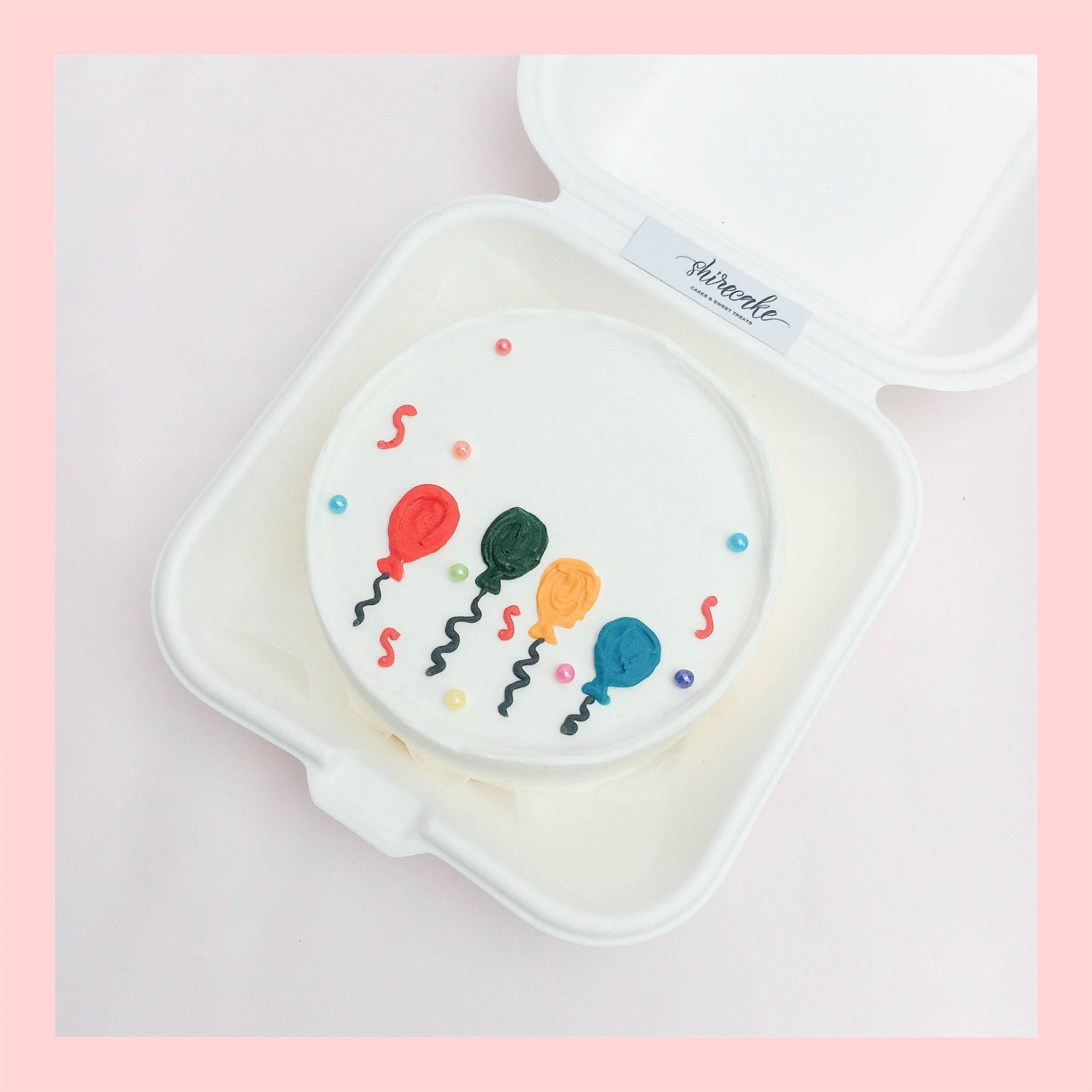 Mini Bento nhiều chủ đề - Bánh kem bơ mini hộp bã mía