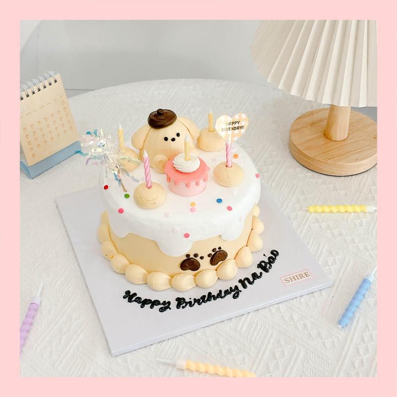 Bánh kem chủ đề nhân vật hoạt hình Sanrio/Labubu/Capybara/Crybaby dễ thương - Bánh sinh nhật trẻ em