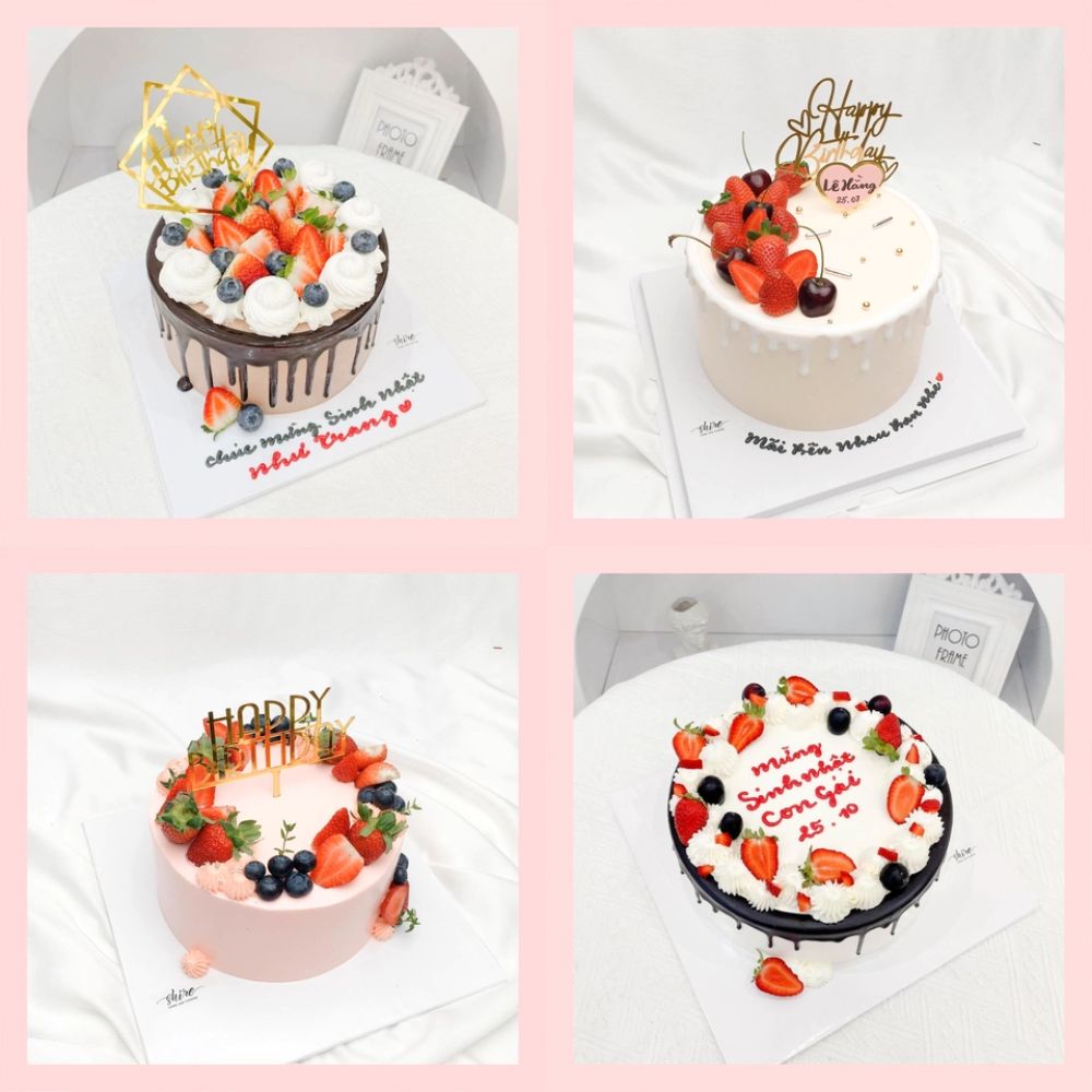 Bánh kem trang trí trái cây - Bánh kem sinh nhật