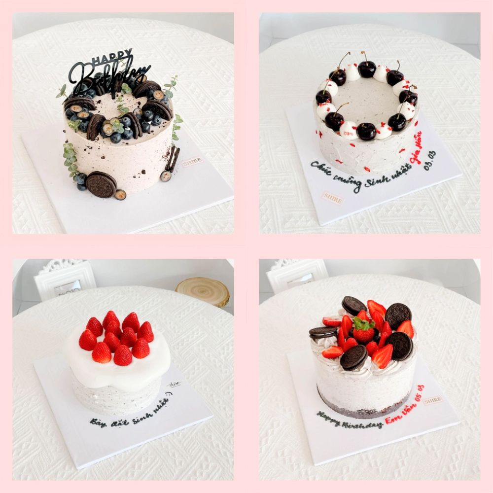 Bánh kem sữa oreo - Bánh kem sinh nhật