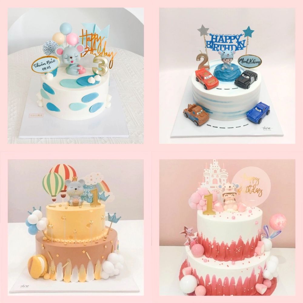 Bánh kem tuổi tí/con chuột - Bánh sinh nhật trẻ em