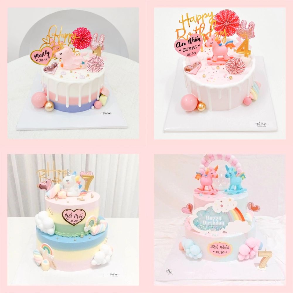 Bánh kem tuổi ngọ/con ngựa - Bánh sinh nhật trẻ em