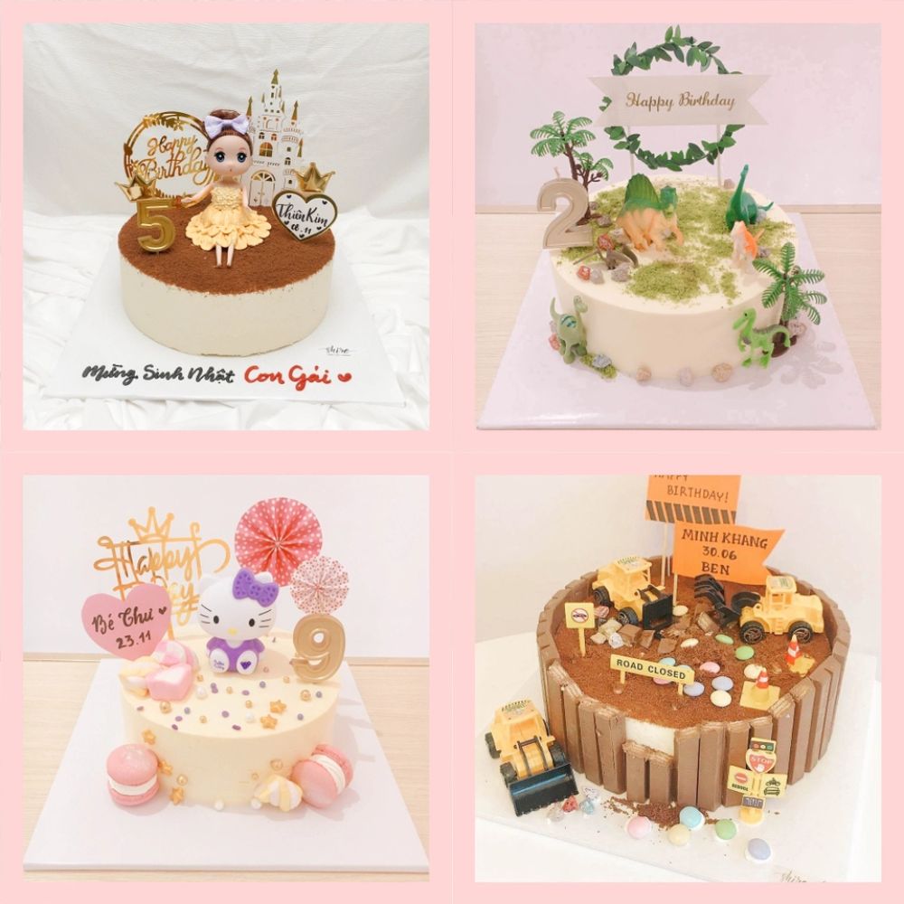 Tiramisu mẫu cho các bé- Bánh kem tiramisu dạng ổ cho trẻ em