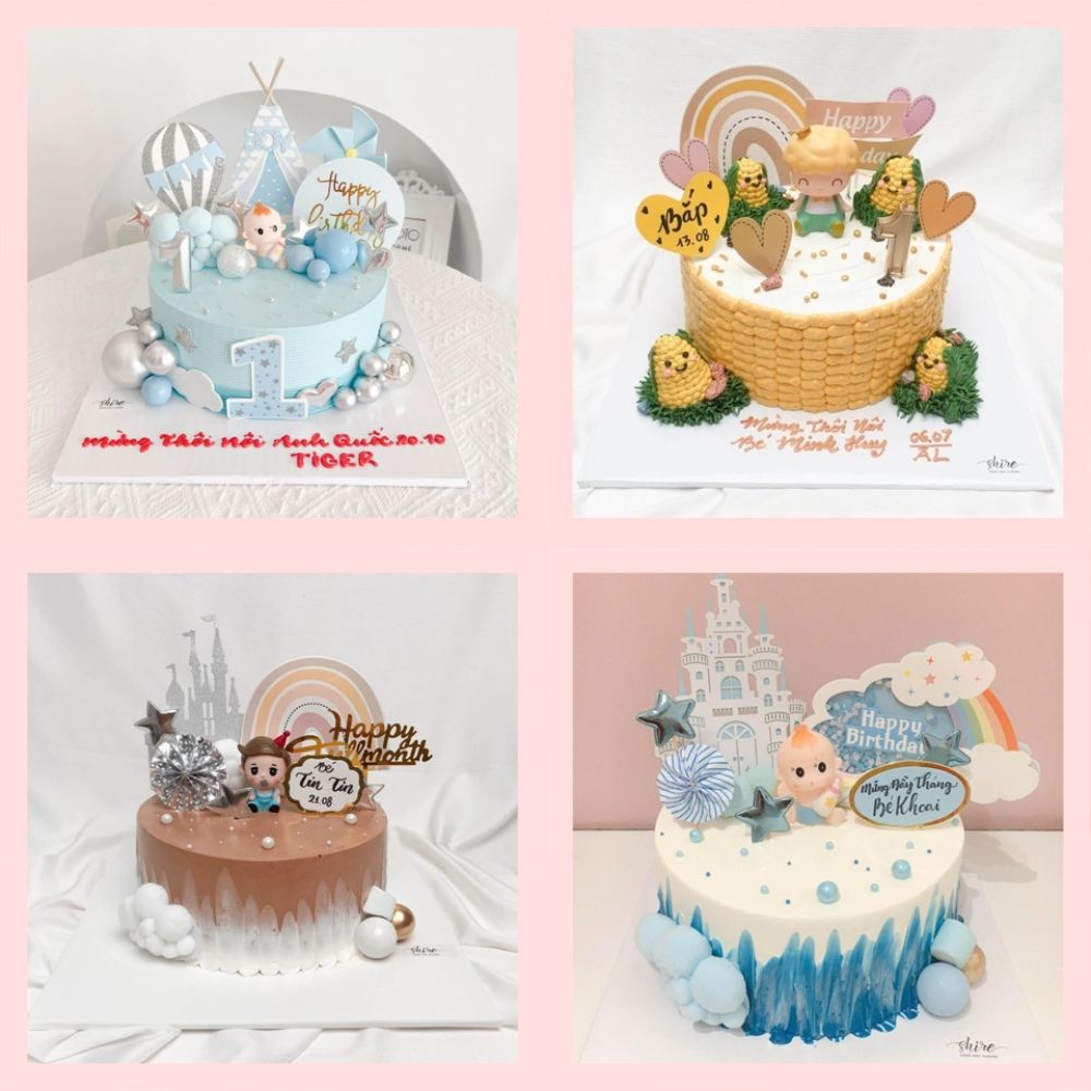 Bánh kem em bé trai - Bánh sinh nhật cho bé trai