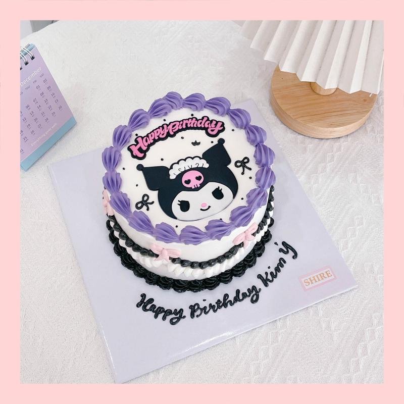 Bánh kem chủ đề nhân vật hoạt hình Sanrio/Labubu/Capybara/Crybaby dễ thương - Bánh sinh nhật trẻ em