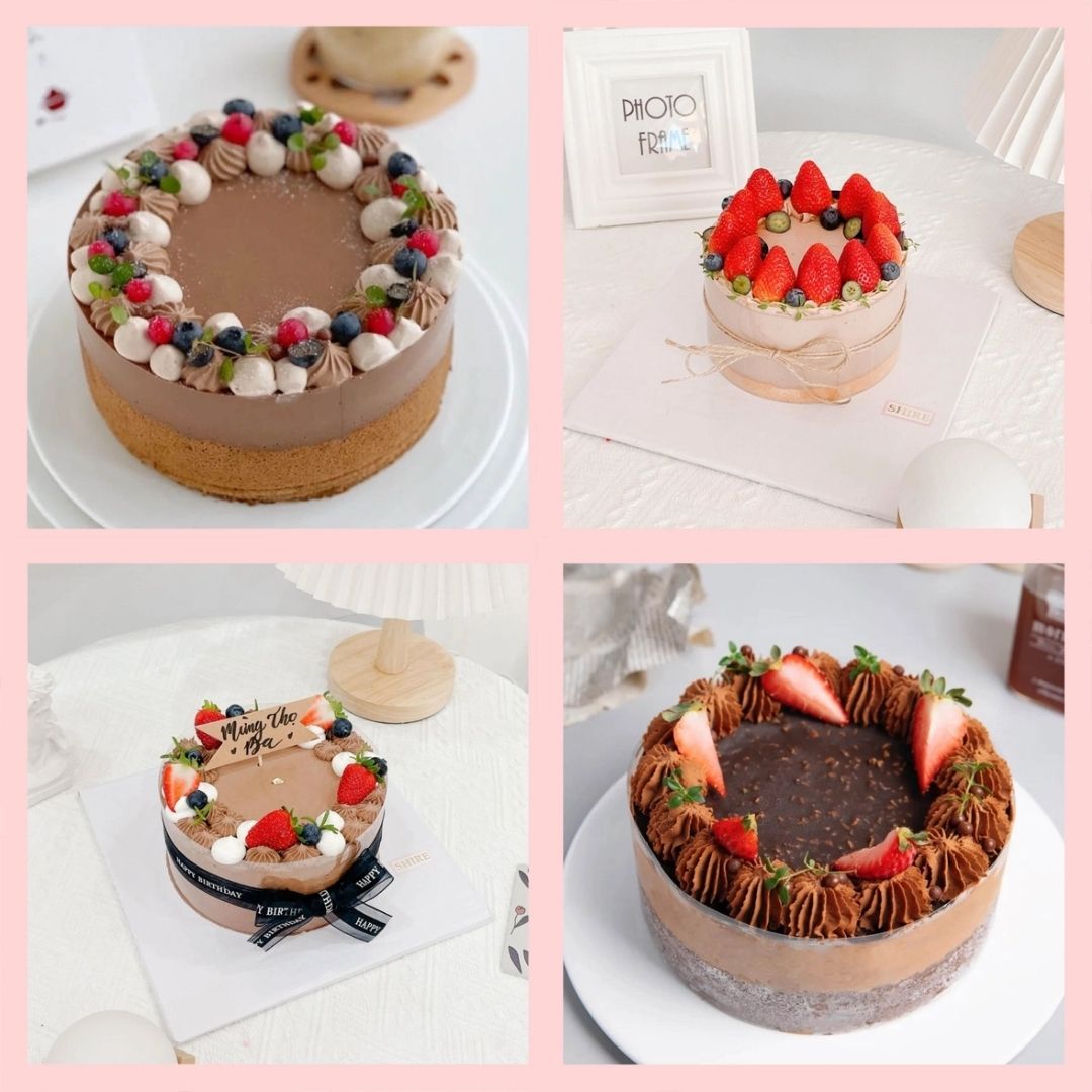 Mousse lạnh chocolate - Bánh kem sinh nhật kiểu âu