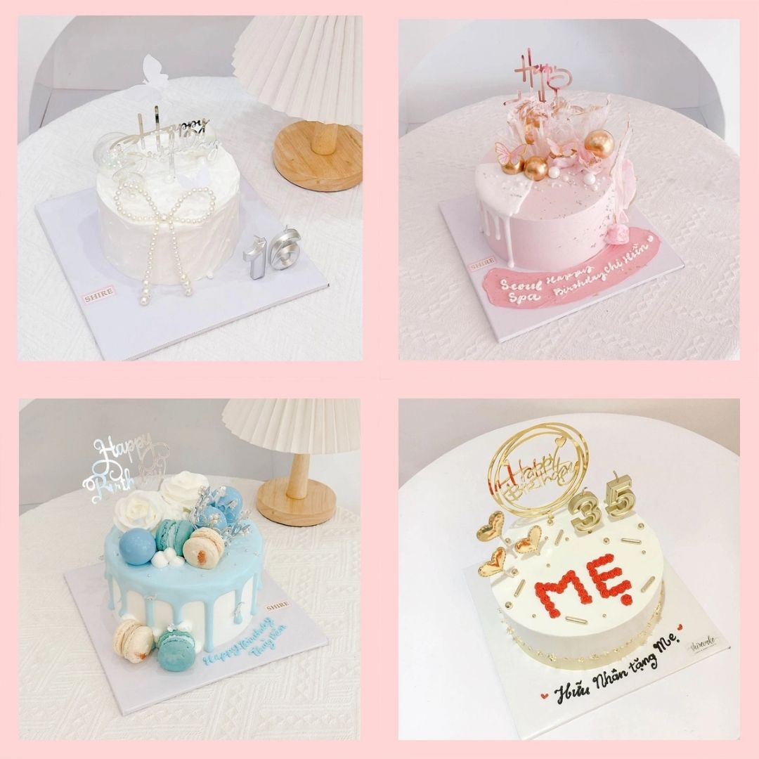Bánh kem hiện đại cho nữ - Bánh kem sinh nhật cho nữ