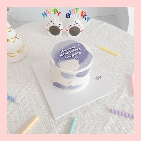 Bánh mini style Hàn Quốc -  Bánh kem bơ mini 10-12cm Korean style