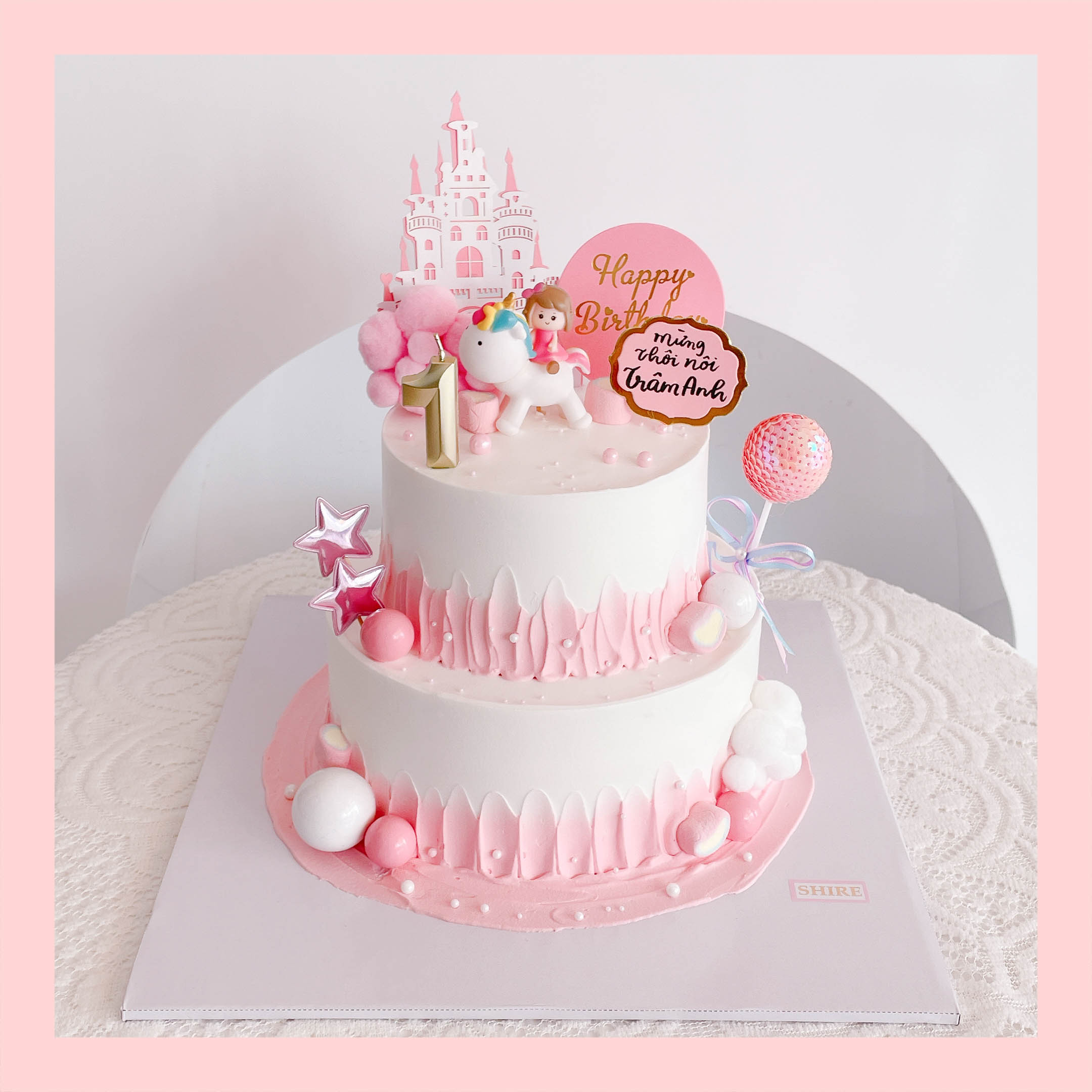 Bánh kem công chúa - Bánh sinh nhật bé gái