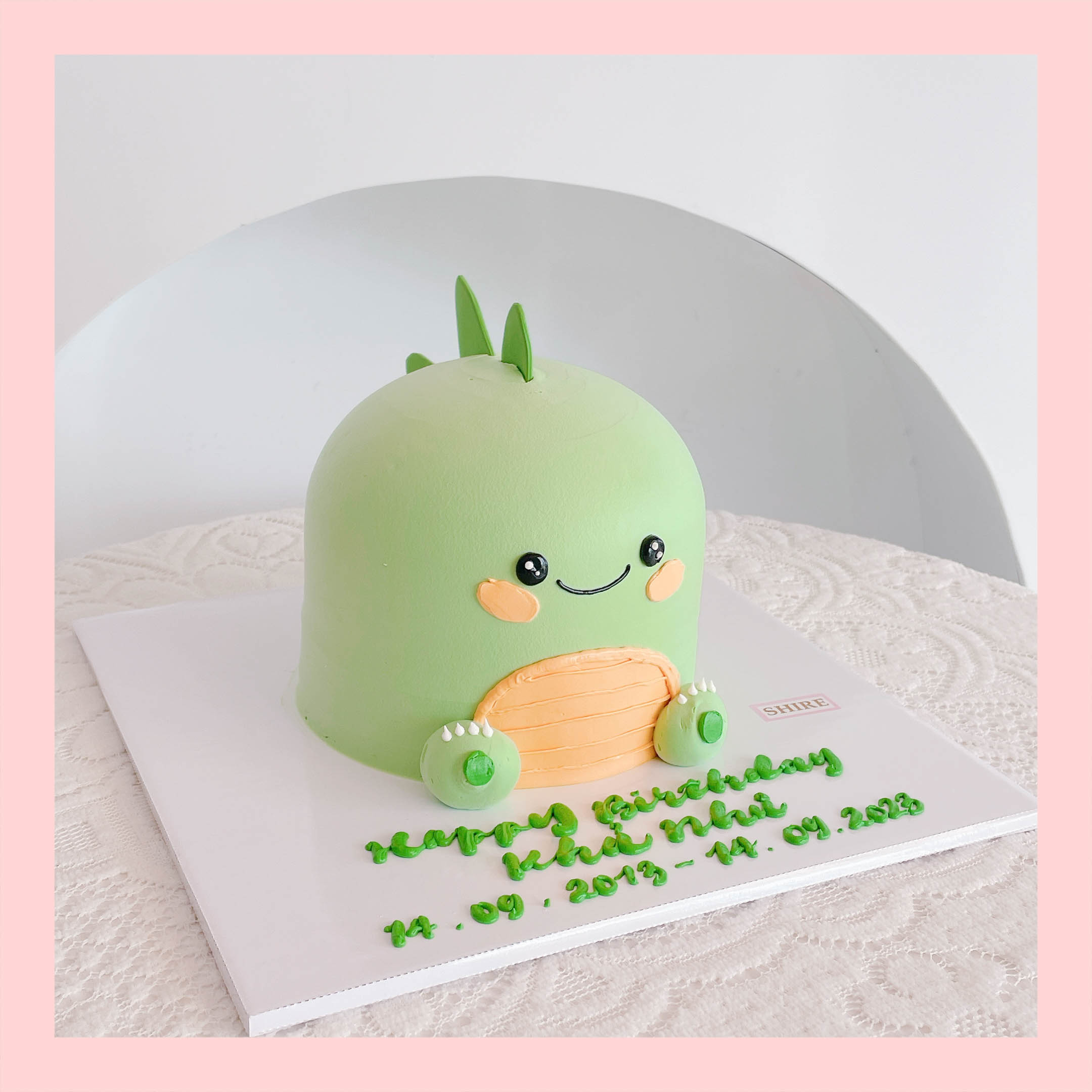 Bánh tạo hình Khủng Long/ con trâu/ con hổ/con rồng 3D - Bánh sinh nhật trẻ em