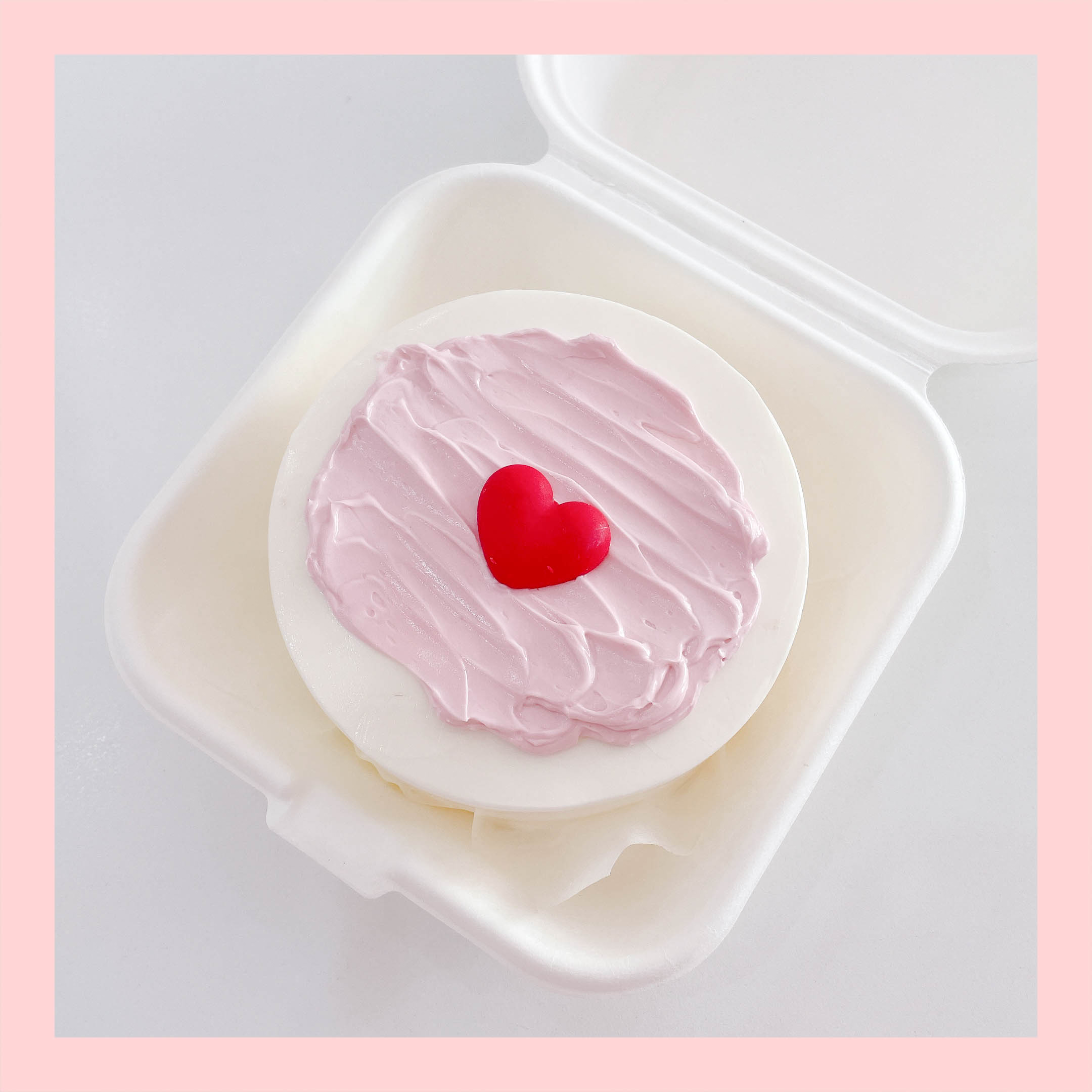 Mini Bento tình yêu - Bánh kem bơ mini hộp bã mía