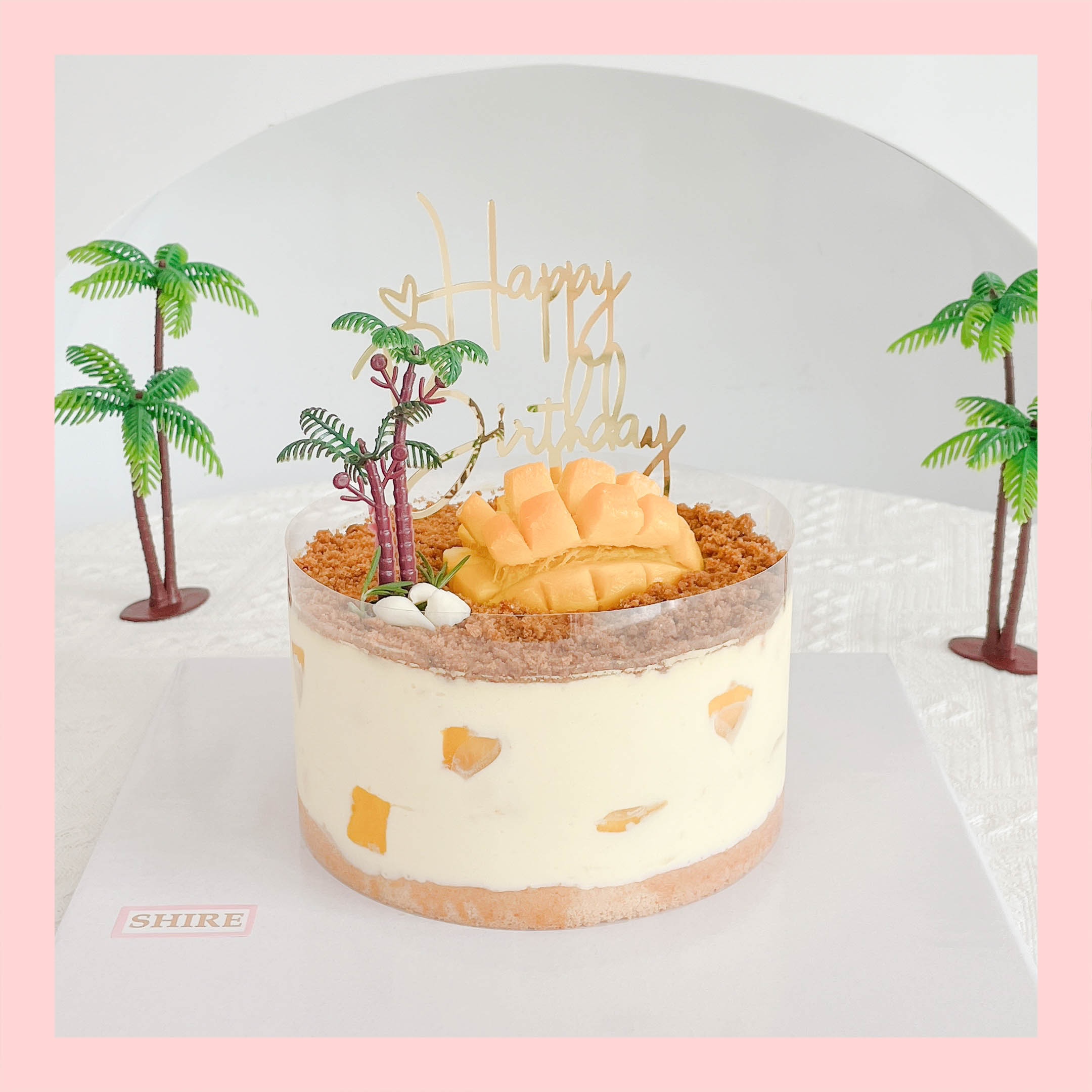 Mousse lạnh xoài - Bánh kem sinh nhật kiểu âu