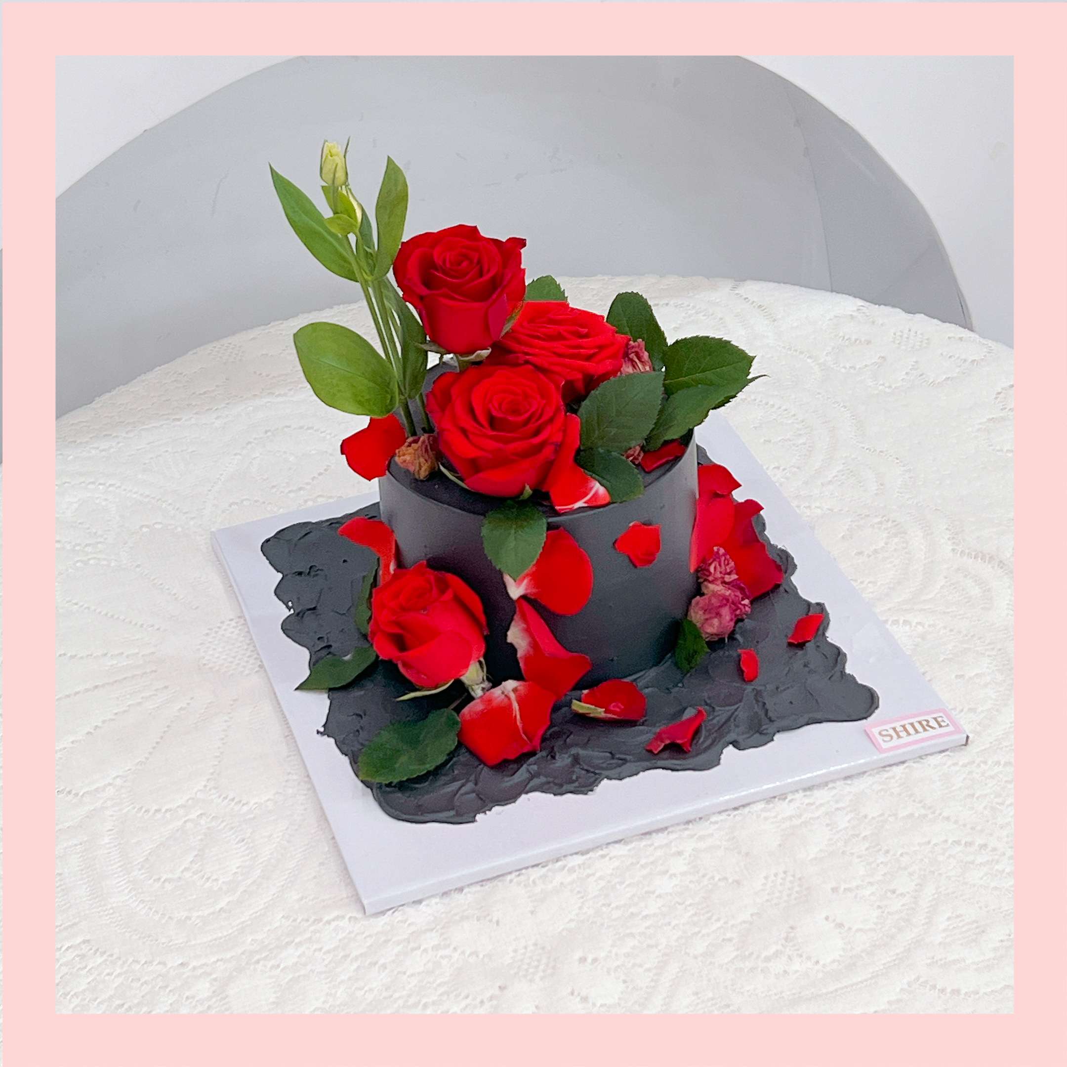 Bánh kem trang trí hoa tươi - Bánh kem sinh nhật cho nữ