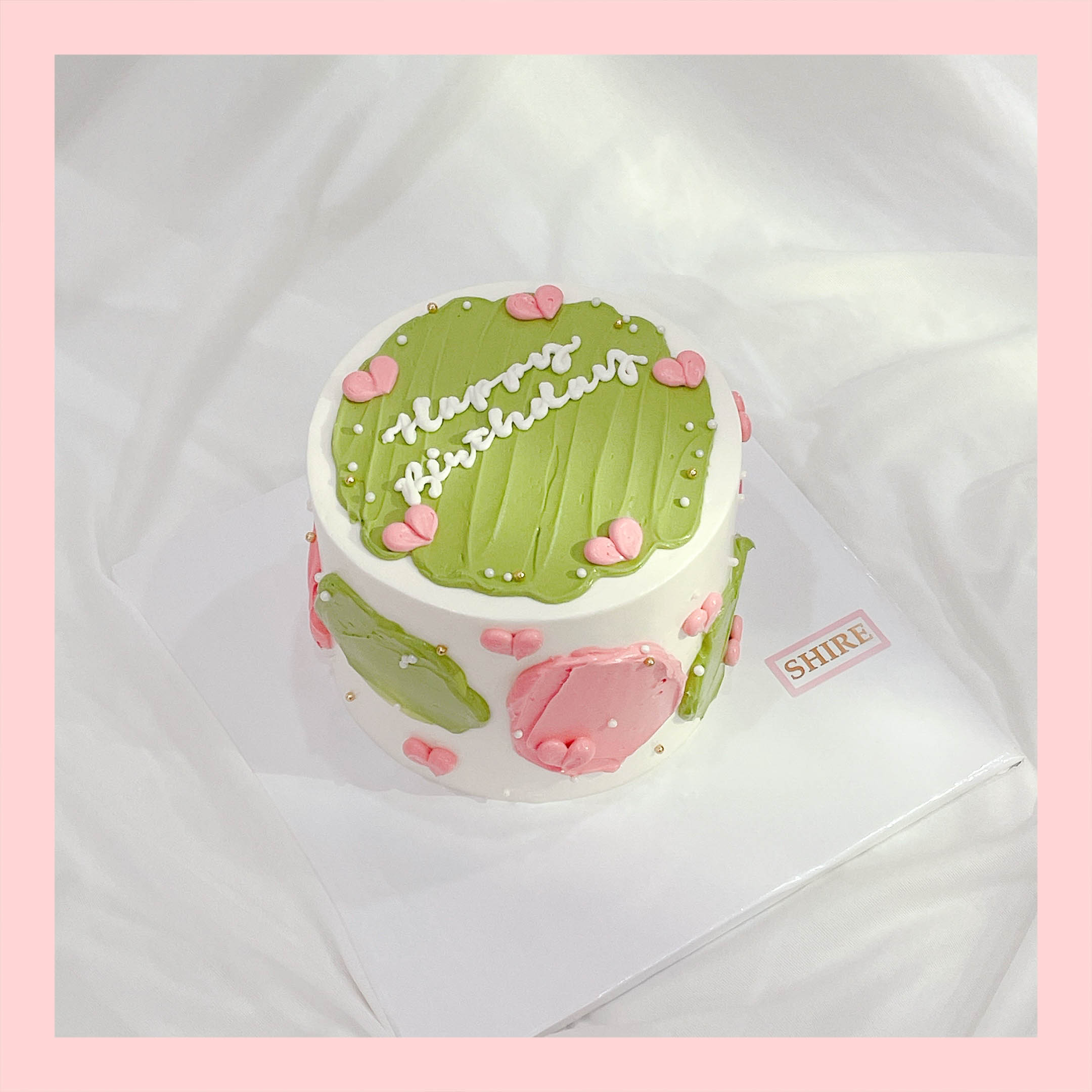 Bánh mini style Hàn Quốc -  Bánh kem bơ mini 10-12cm Korean style