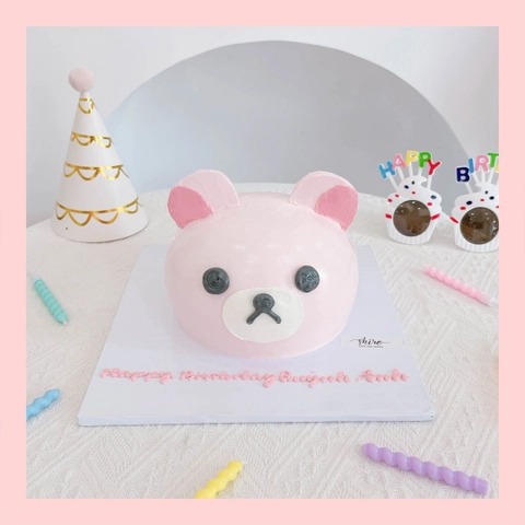 Bánh tạo hình con gấu/ con thỏ 3D - Bánh sinh nhật trẻ em