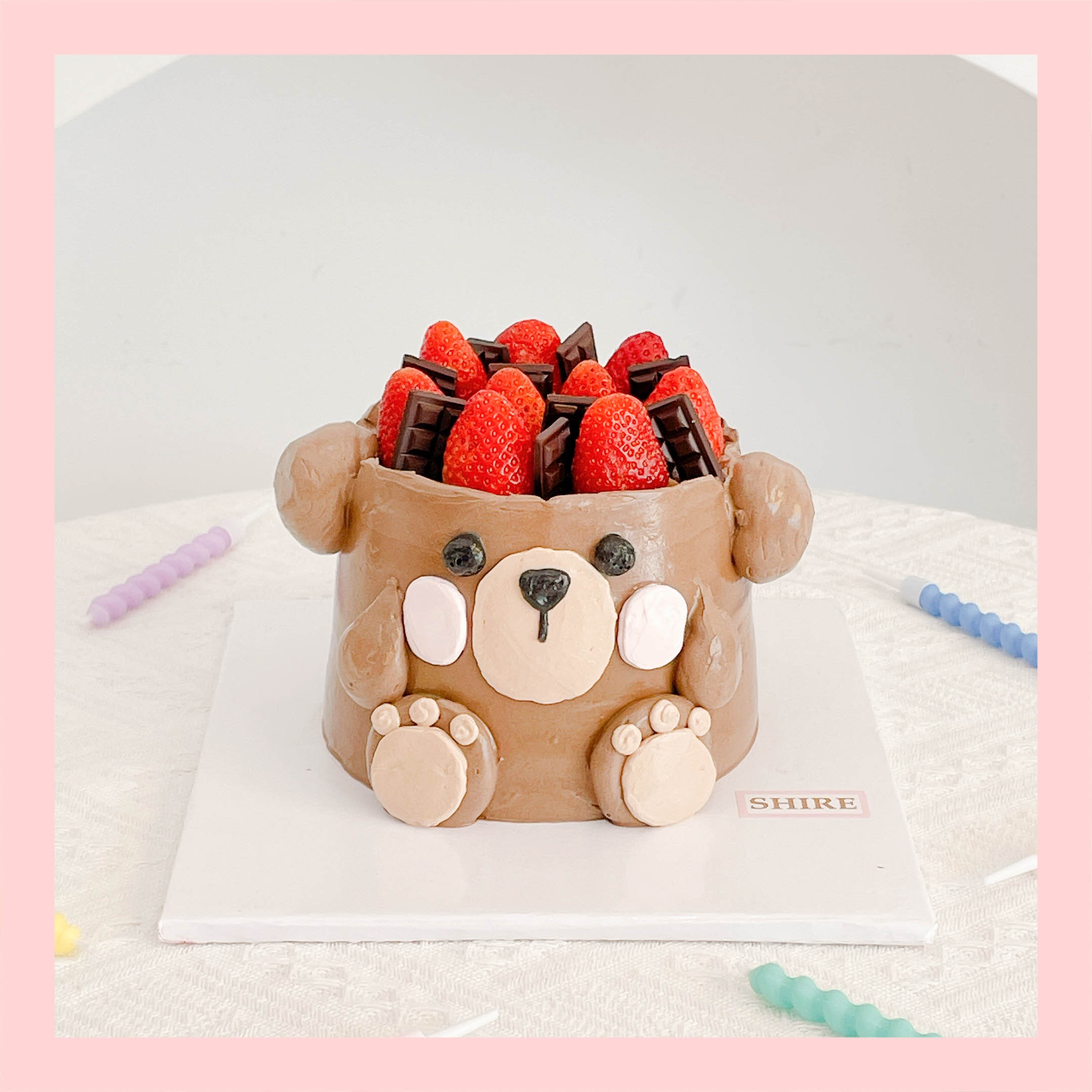 Bánh tạo hình con gấu/ con thỏ 3D - Bánh sinh nhật trẻ em