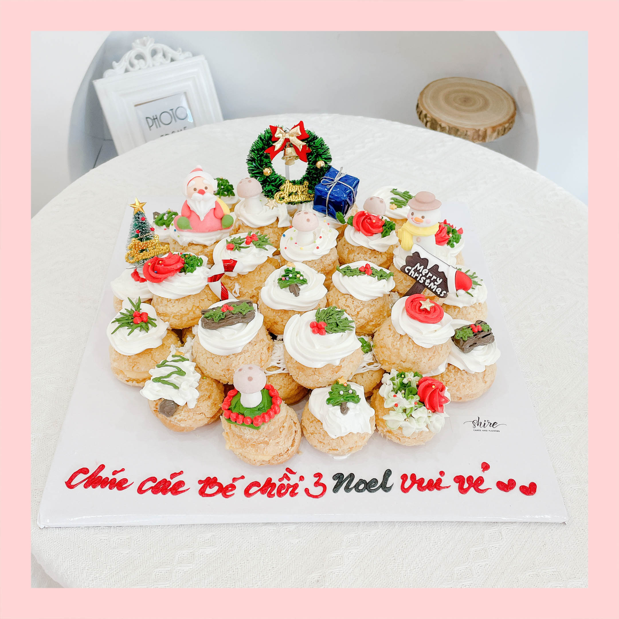 Su kem giòn sinh nhật cho bé - Choux creme trang trí phụ kiện