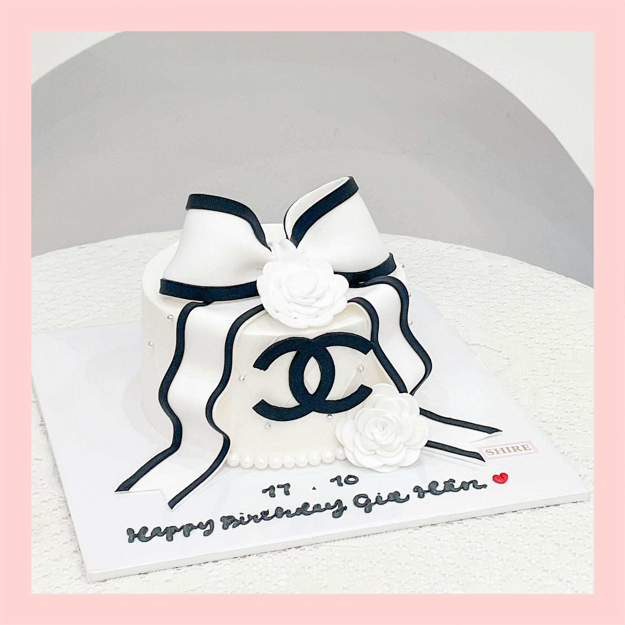 Bánh kem tạo hình nơ 3D xinh xắn cho bé gái - Bánh kem fondant