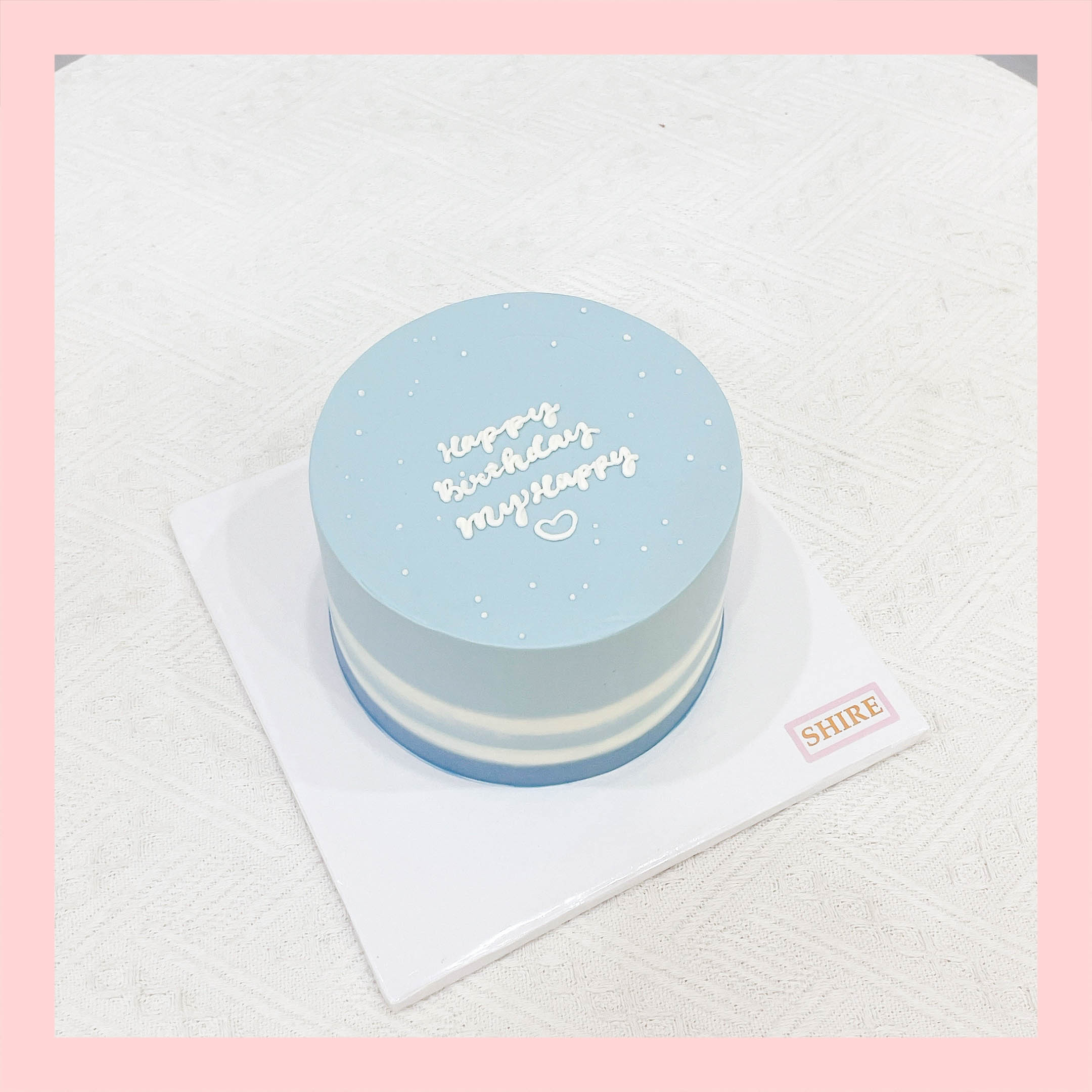 Bánh mini style Hàn Quốc -  Bánh kem bơ mini 10-12cm Korean style