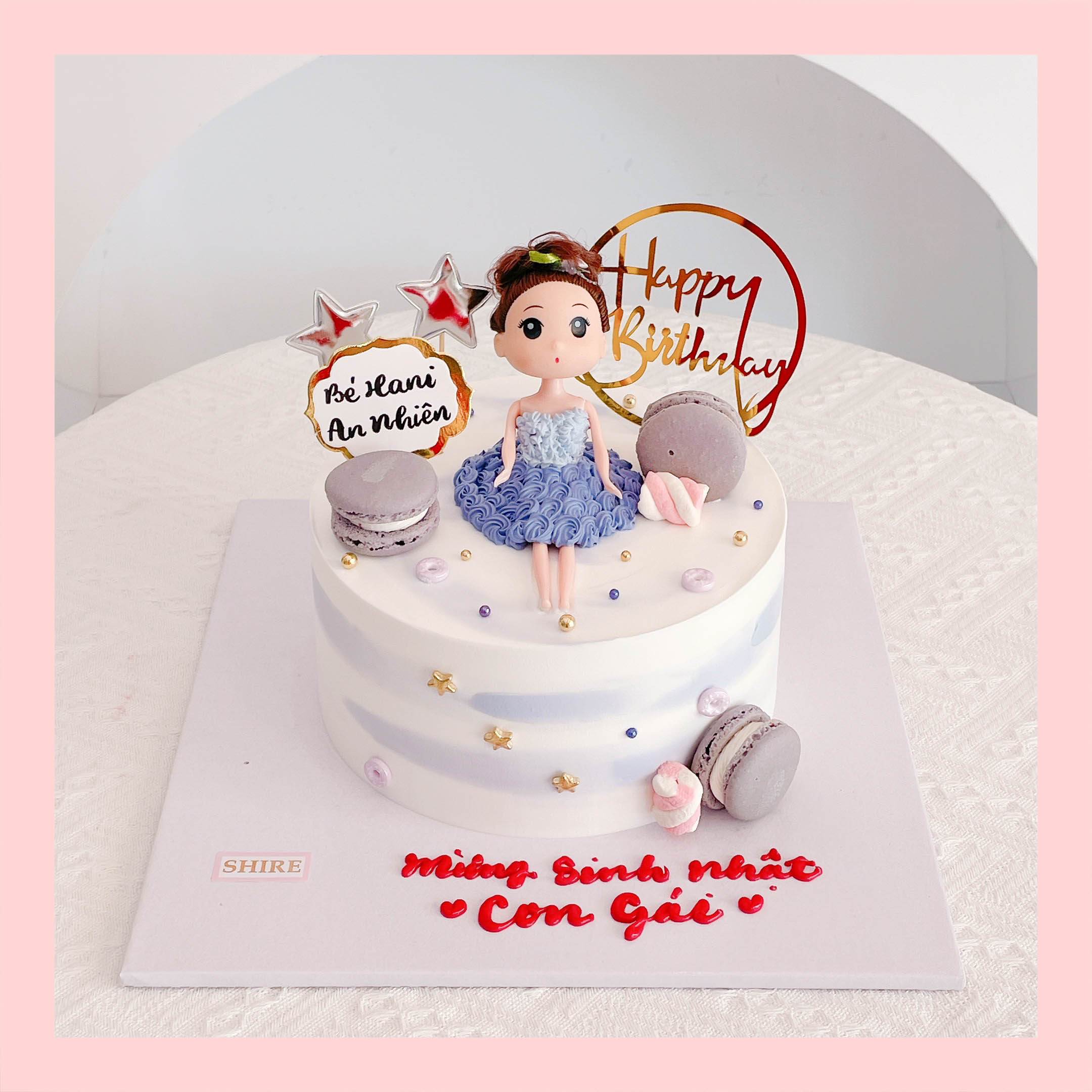 Bánh kem búp bê - Bánh sinh nhật bé gái