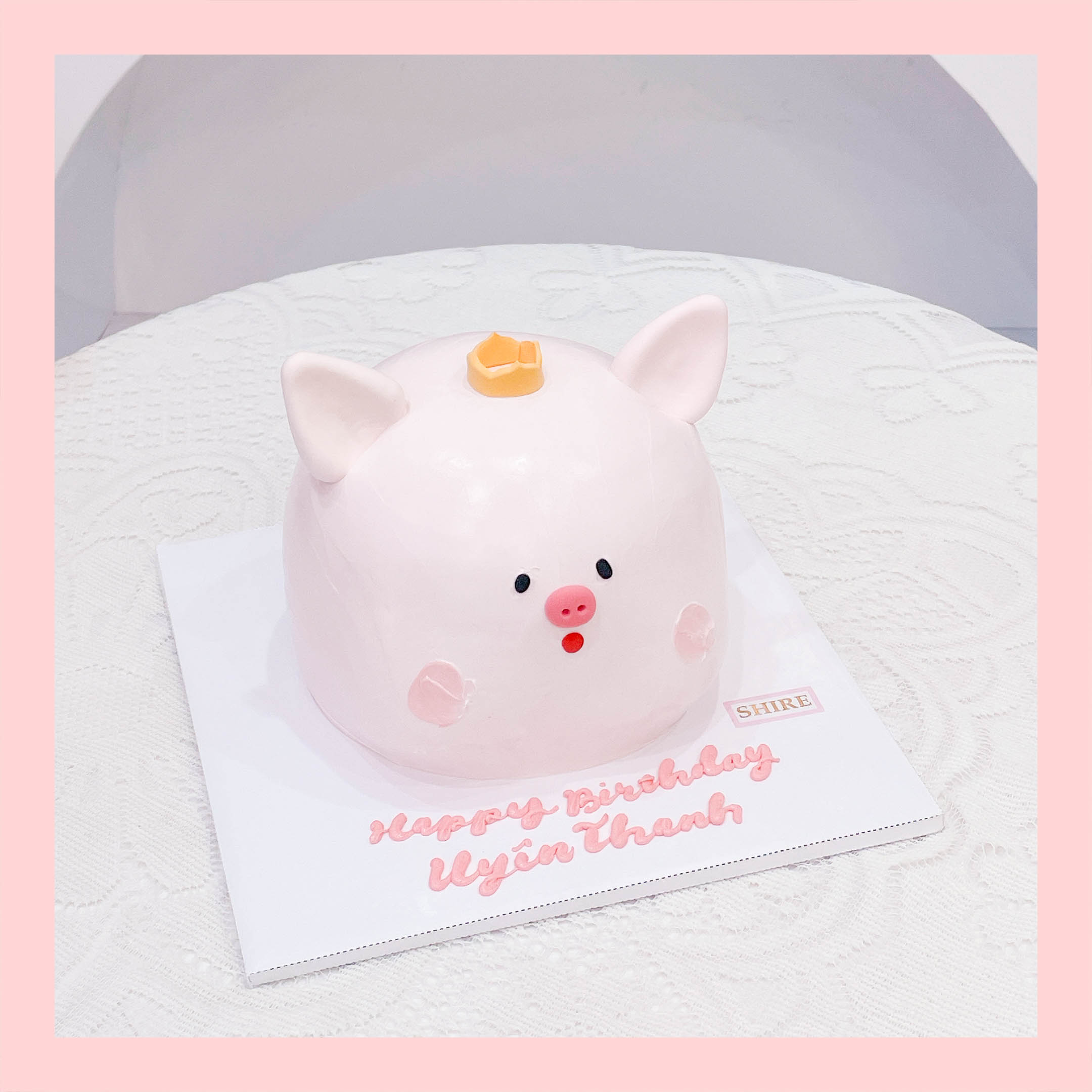 Bánh mini tạo hình thú cute  - Bánh kem bơ mini 10-12cm