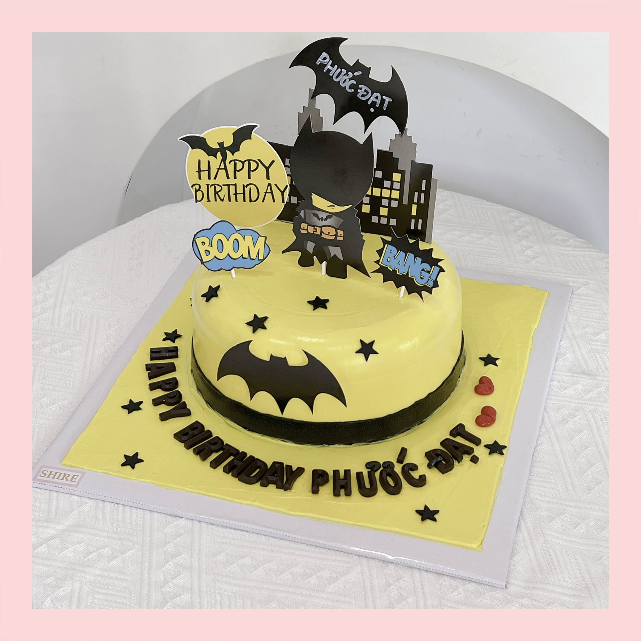 Bánh kem siêu anh hùng - Bánh sinh nhật bé trai