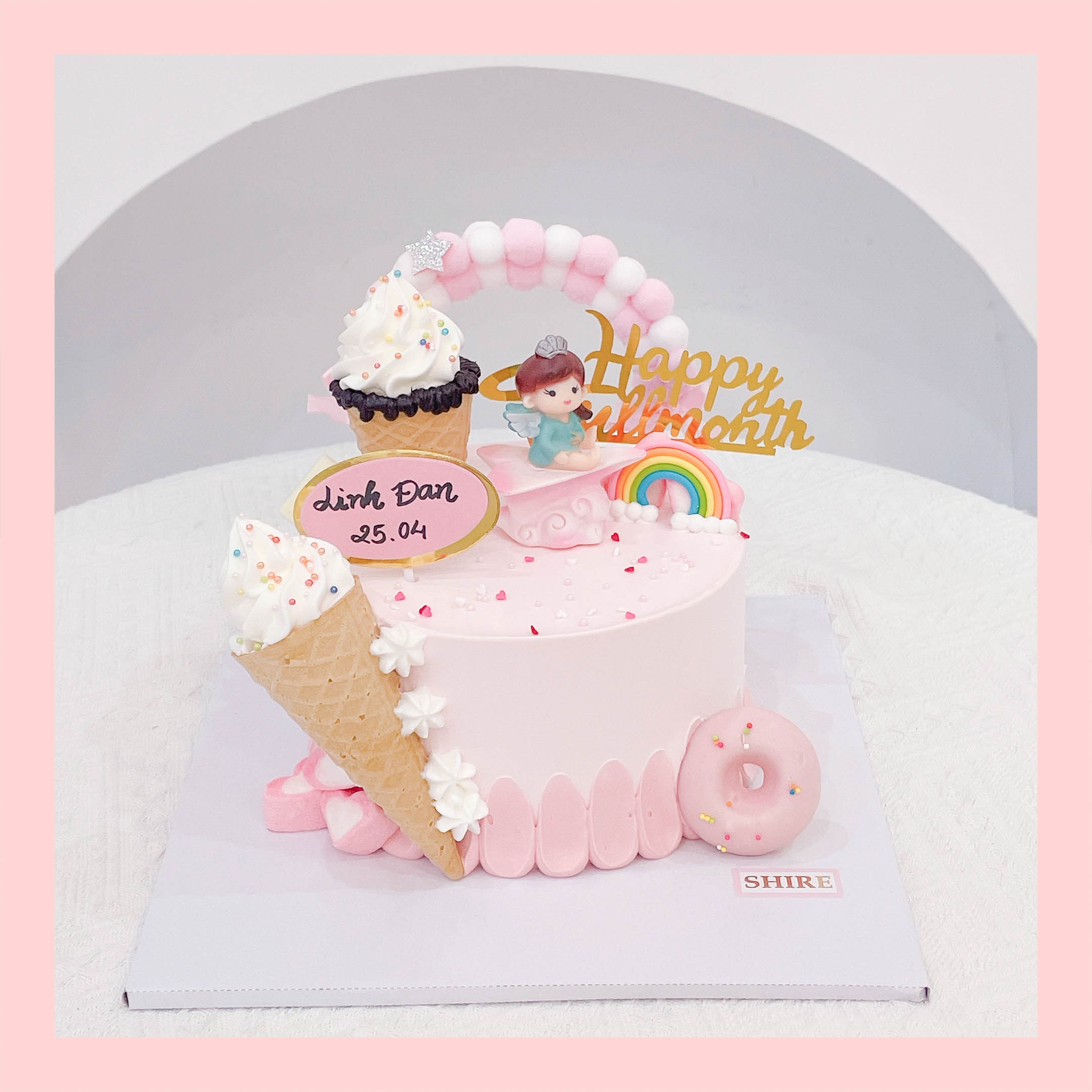 Bánh kem công chúa - Bánh sinh nhật bé gái