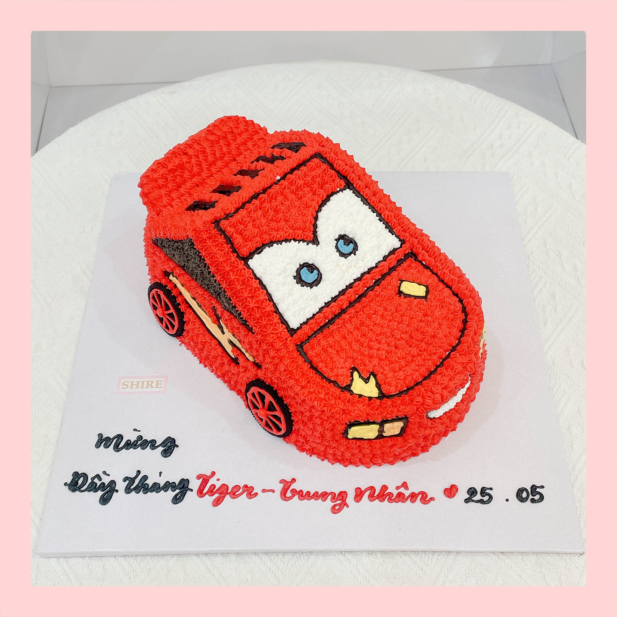 Bánh tạo hình xe hơi/bóng đá 3D - Bánh sinh nhật bé trai