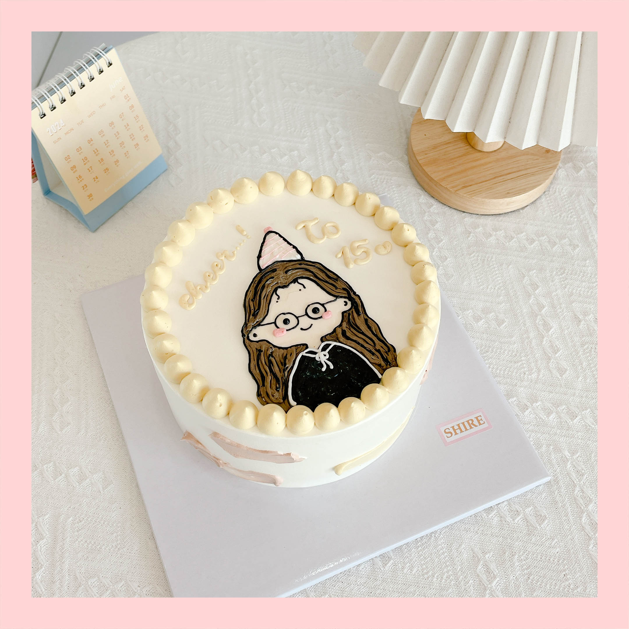 Bánh kem vẽ người nữ - Bánh kem sinh nhật cho nữ