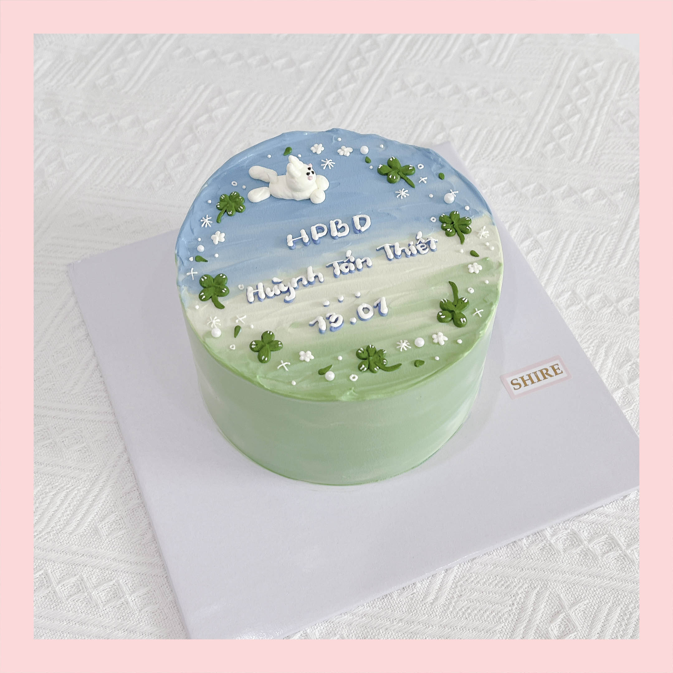 Bánh kem phong cảnh style Hàn - Bánh kem sinh nhật