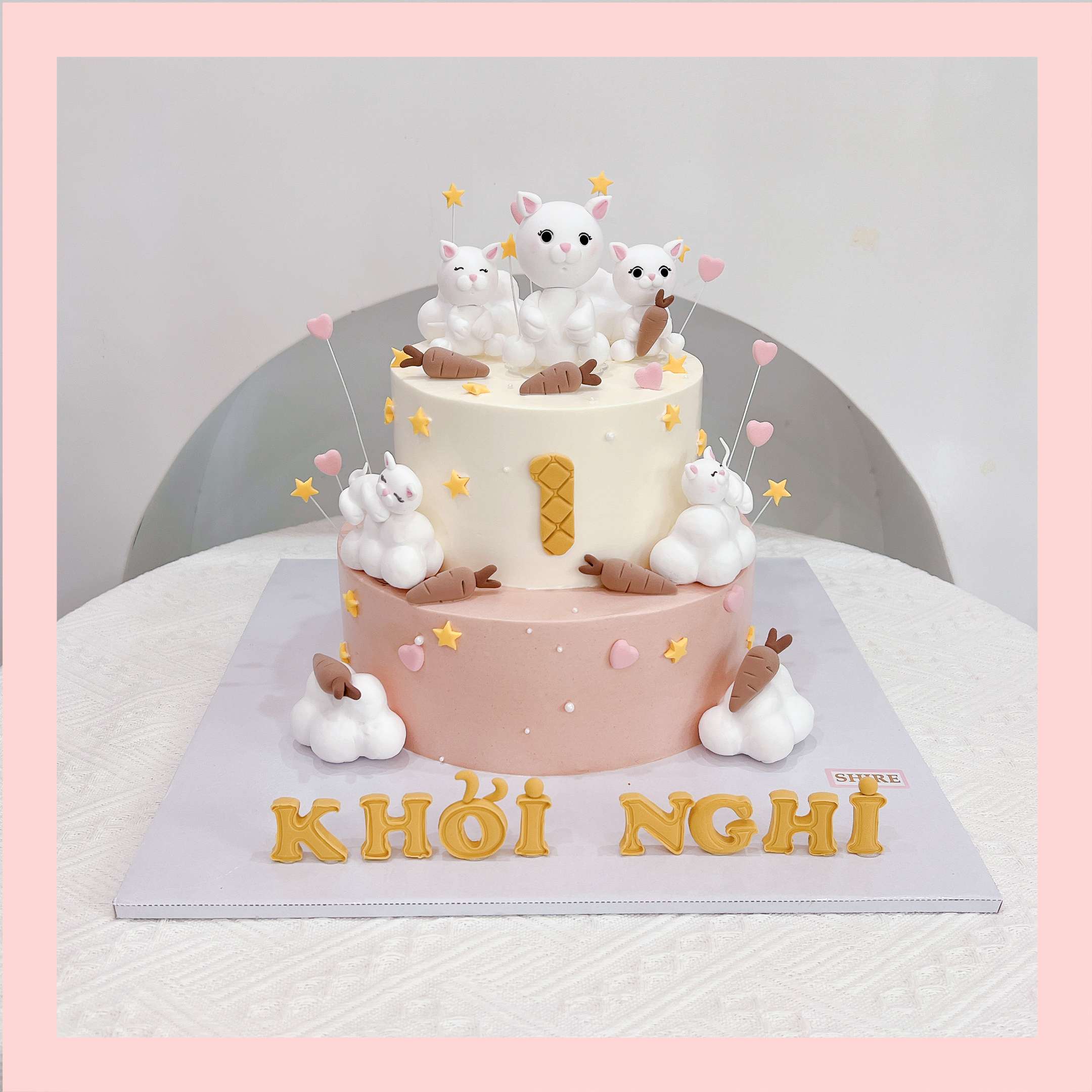 Bánh kem tạo hình con vật 3D cho các bé - Bánh kem fondant