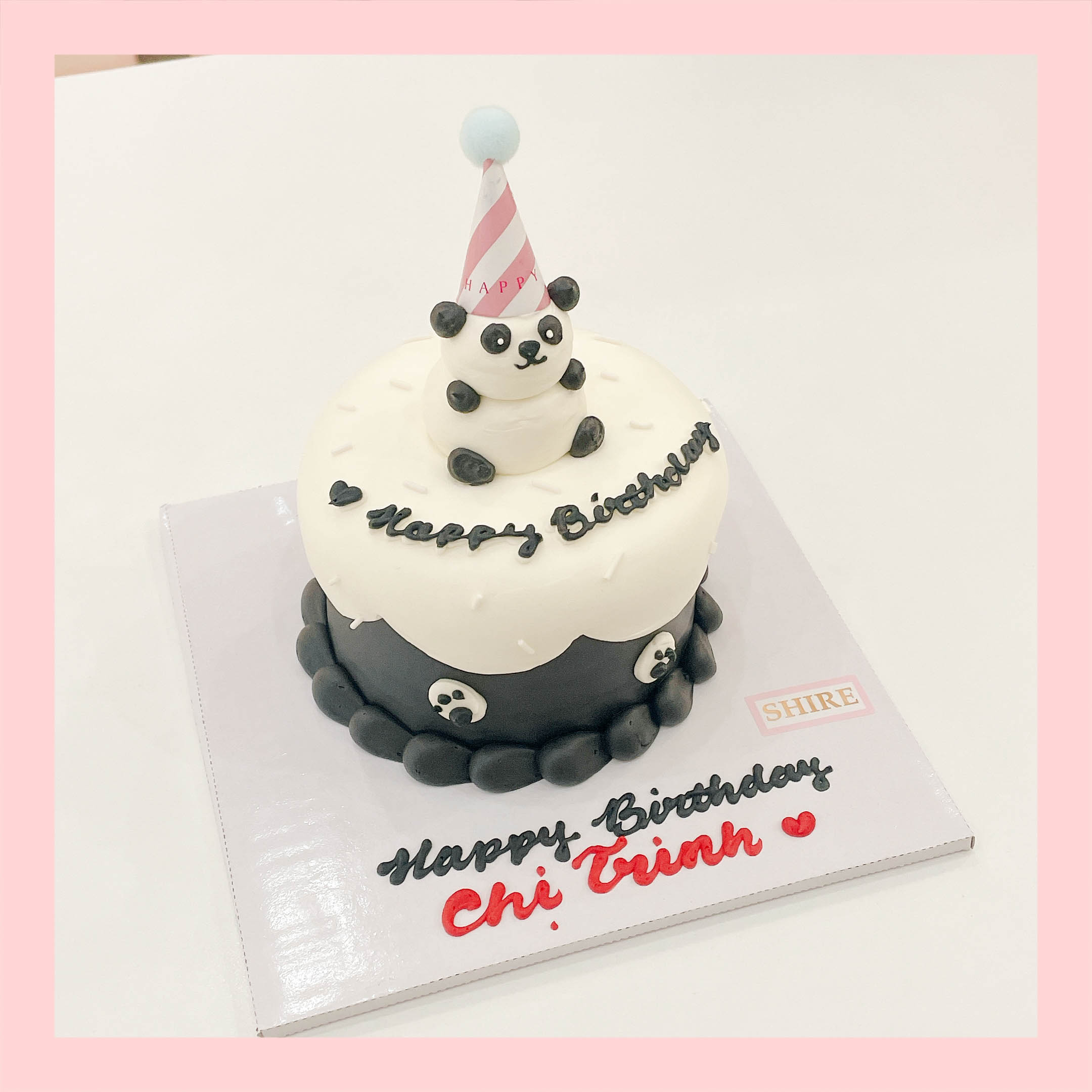 Bánh mini bơm thú 3D- Bánh kem bơ mini 10-12cm