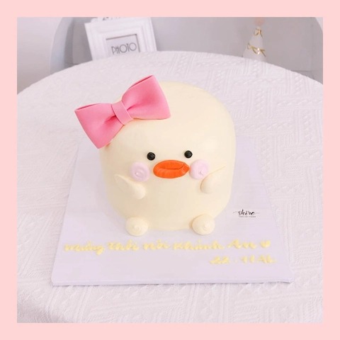 Bánh tạo hình con chuột/chim cánh cụt/con cừu/con vịt 3D - Bánh sinh nhật trẻ em