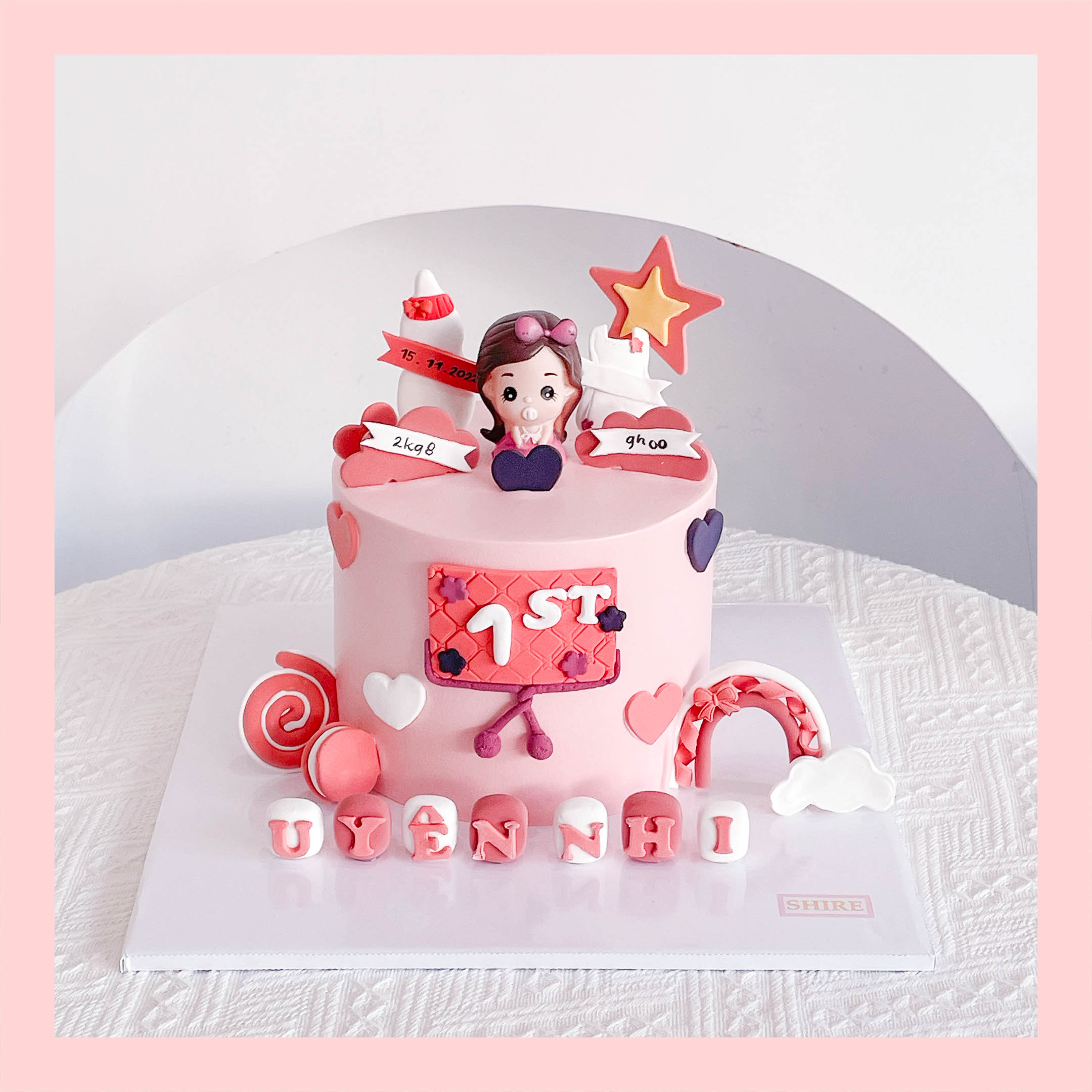 Bánh kem thôi nôi/ đầy tháng - Bánh sinh nhật trẻ em