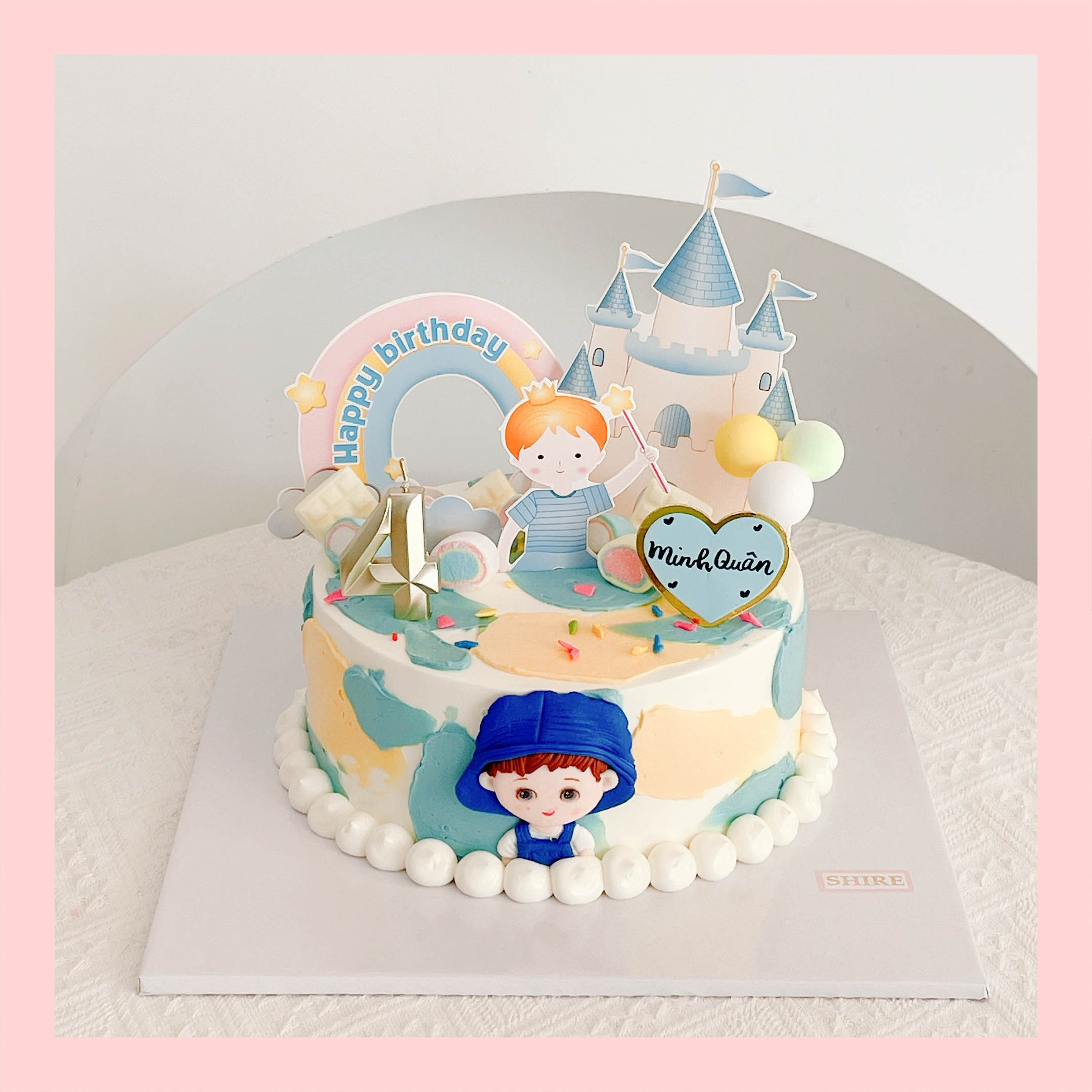 Bánh kem em bé trai - Bánh sinh nhật cho bé trai