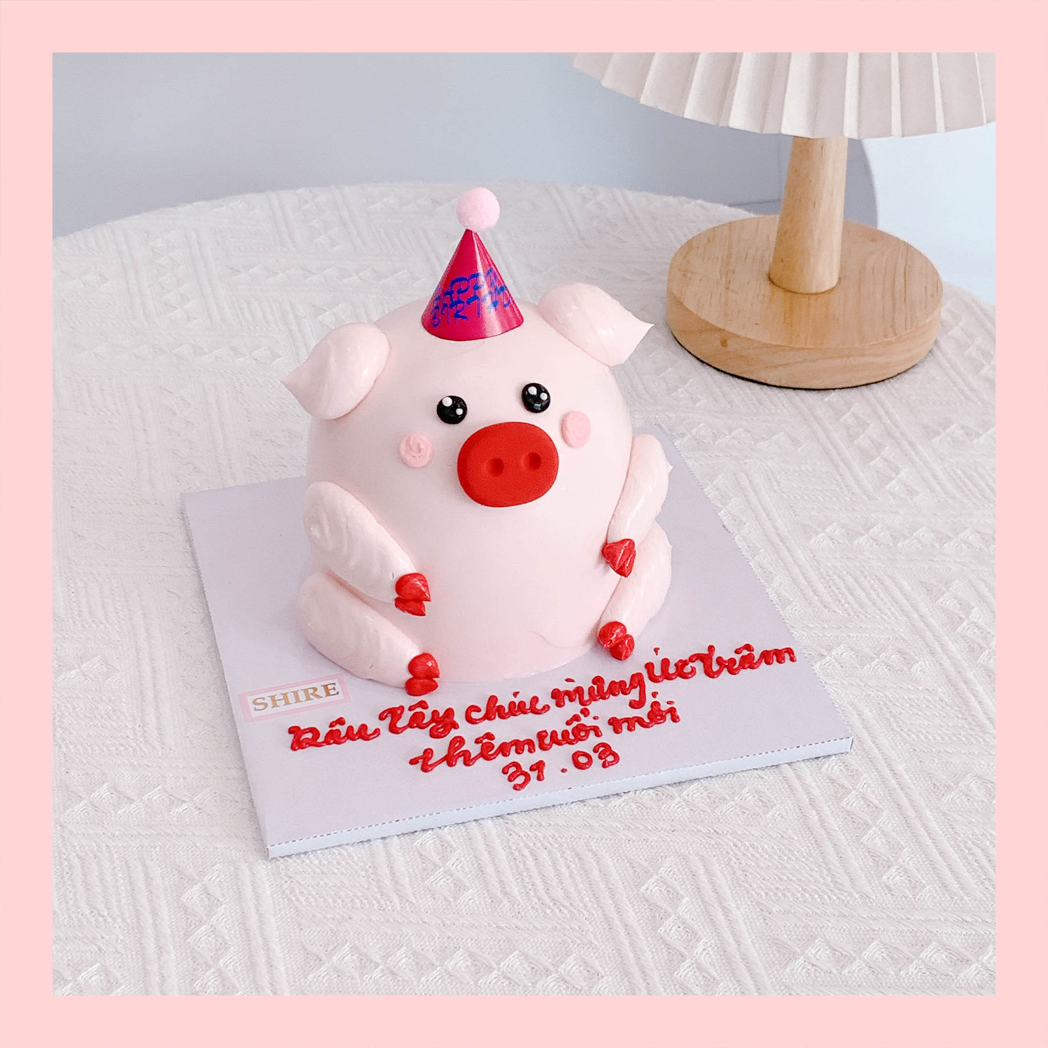 Bánh mini tạo hình thú cute  - Bánh kem bơ mini 10-12cm