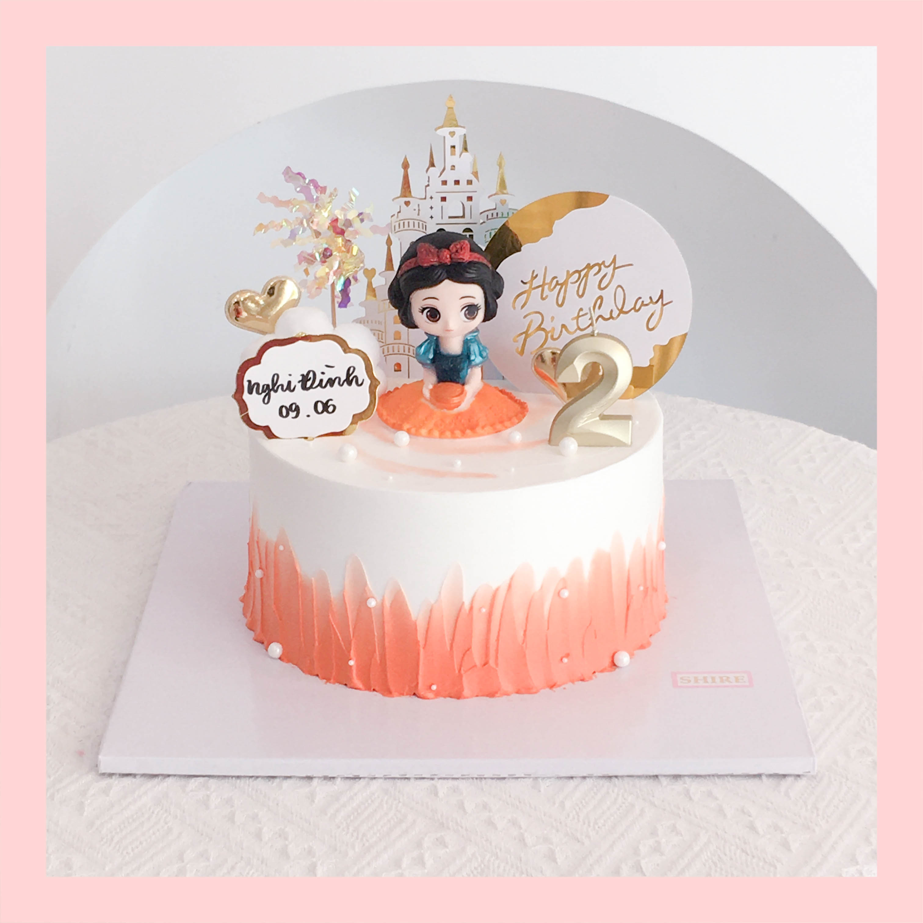 Bánh kem Bạch Tuyết Snow White - Bánh sinh nhật công chúa Disney