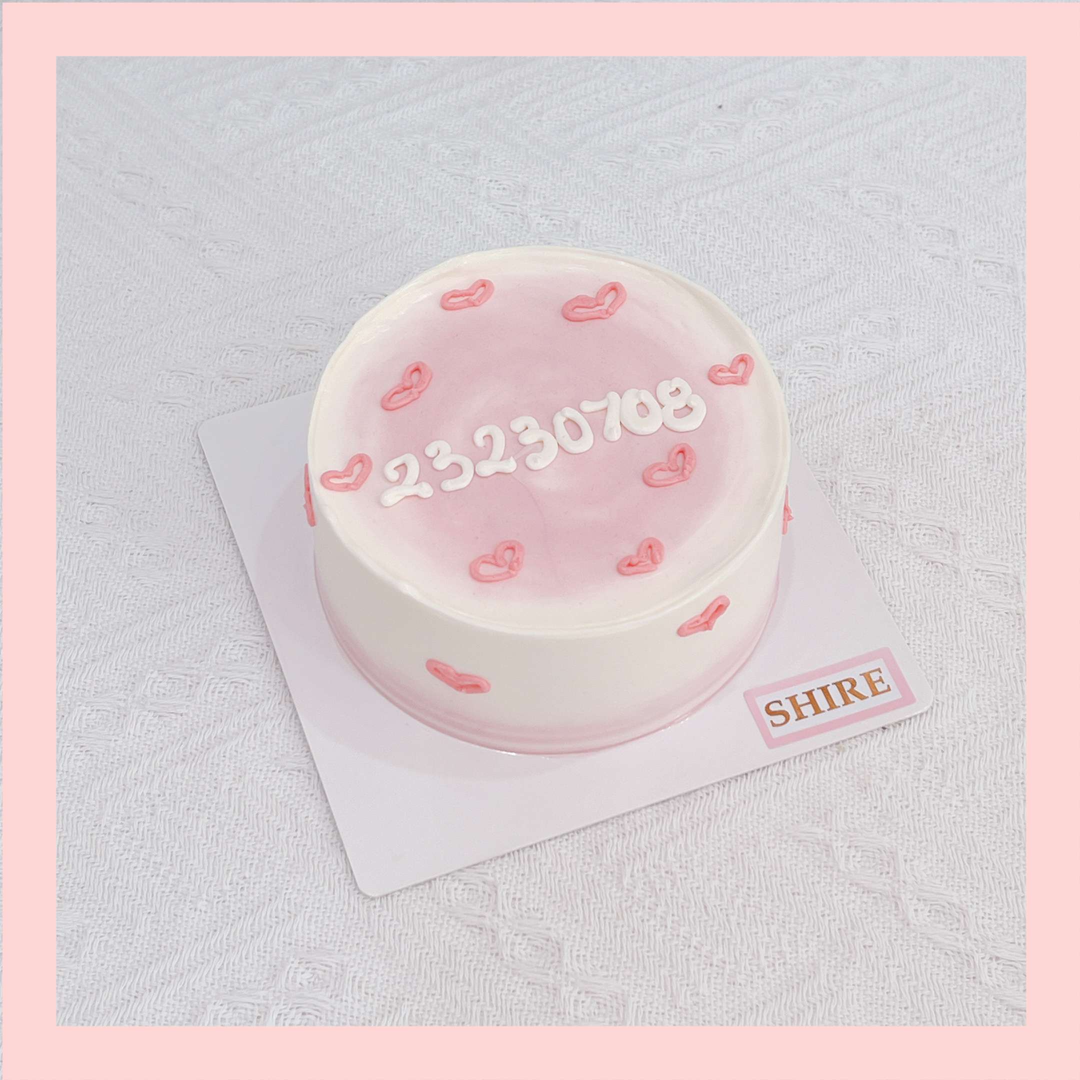 Mini Bento tình yêu - Bánh kem bơ mini hộp bã mía